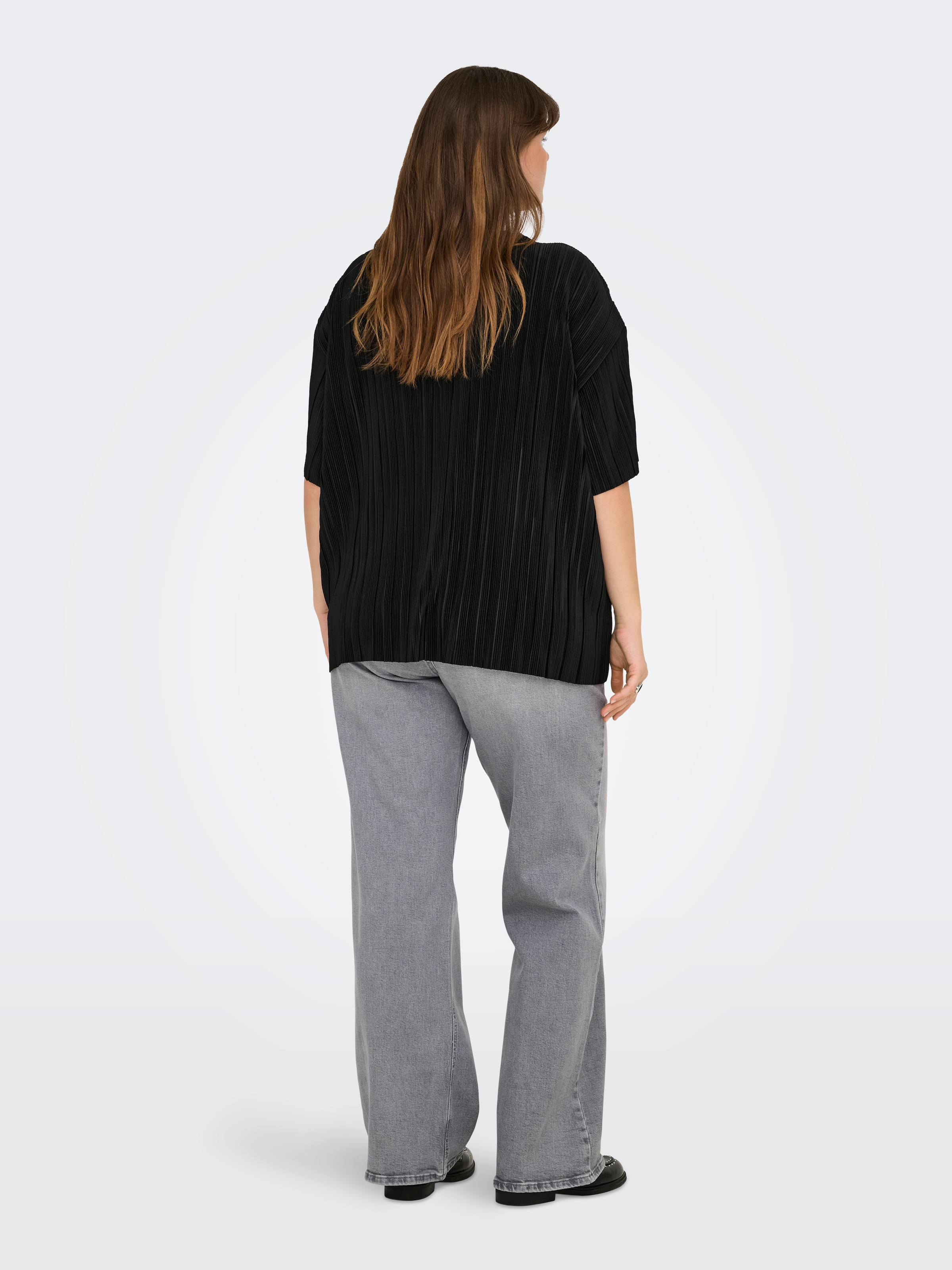 ONLY CARMAKOMA Plisseeshirt »CARRAVENNA S/S PLISSE TOP JRS NOOS«