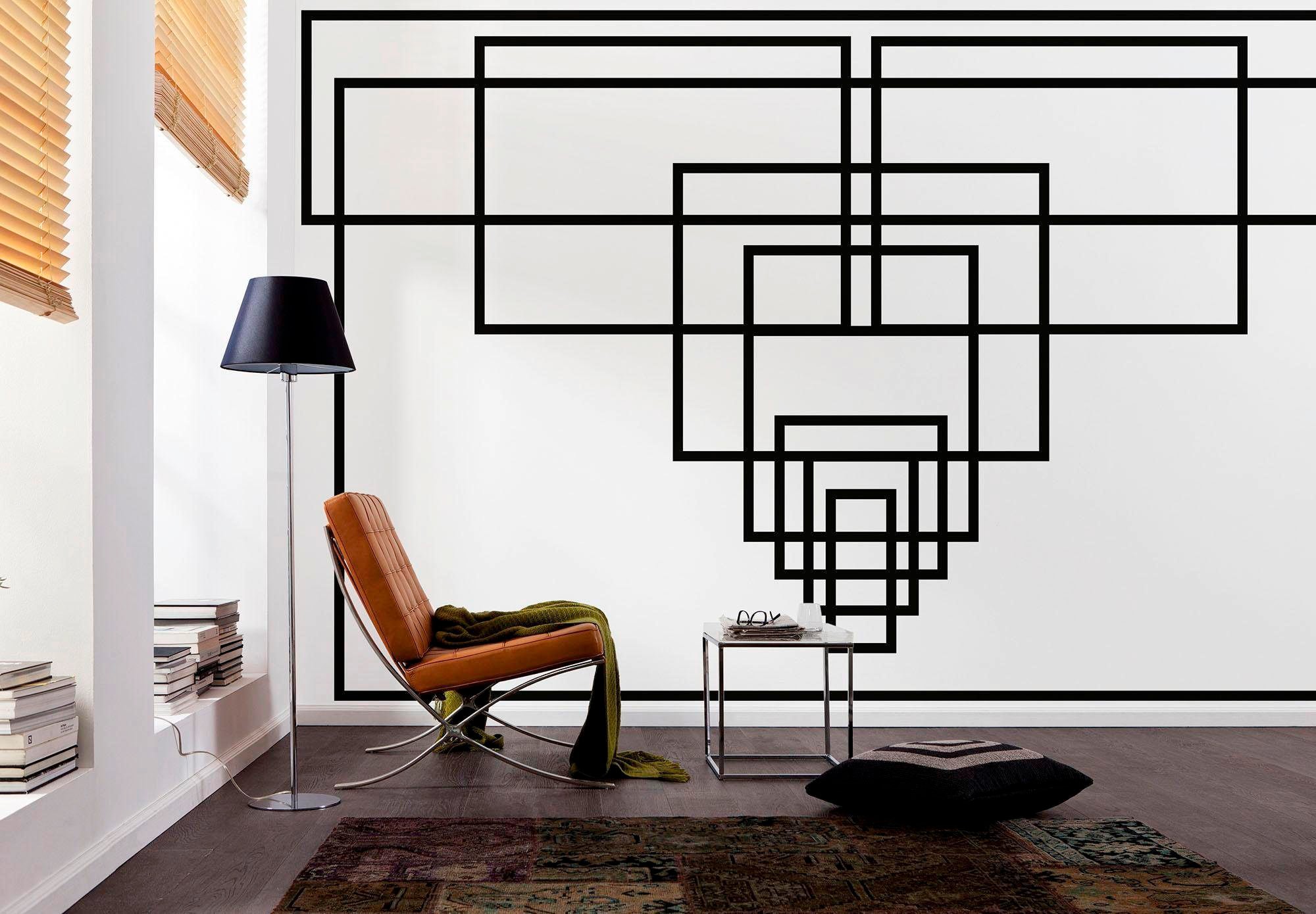 Komar Vliestapete »Digitaldruck Vlies - Mills Board Center - Größe 400 x 250 cm«, bedruckt, Wohnzimmer, Schlafzimmer