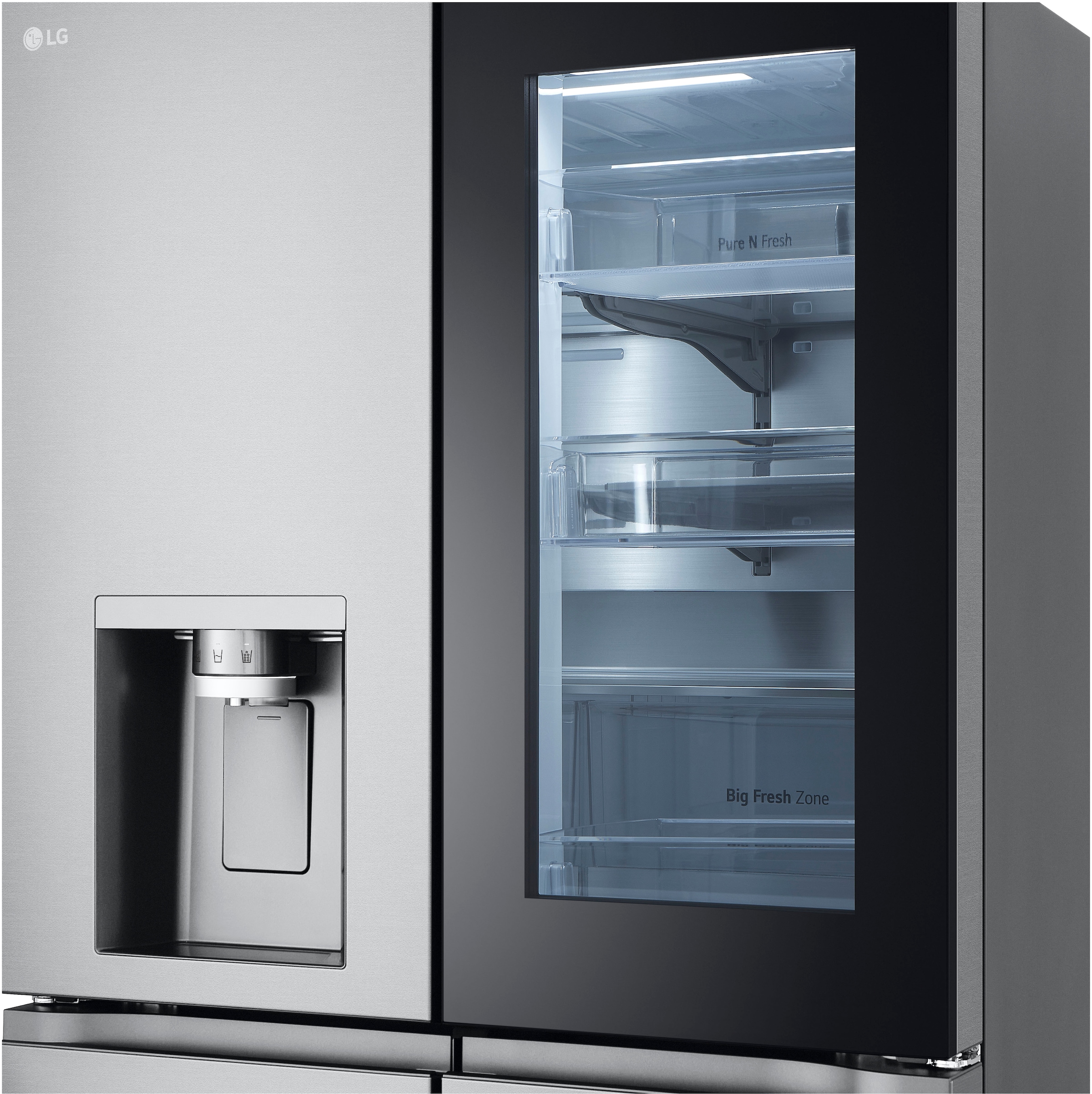 LG Multi Door »GMG960MBJE« 179,2 cm hoch 91,4 cm breit InstaView® Multi-Door