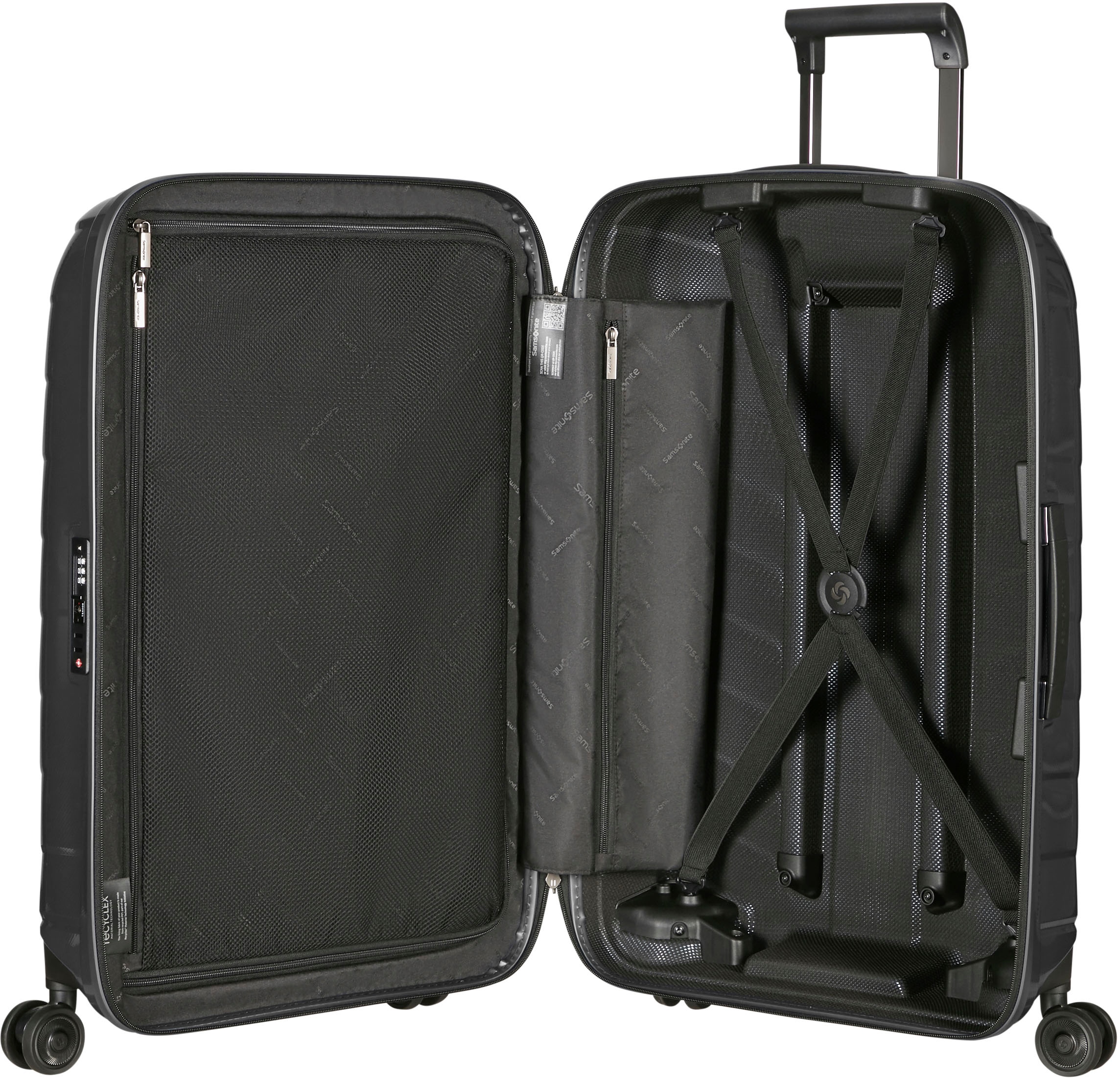 Samsonite Hartschalen-Trolley »ATTRIX, verschiedene Größen und Farben«, 4 Rollen, Hartschalen-Koffer Reisegepäck TSA-Schloss Volumenerweiterung bei S
