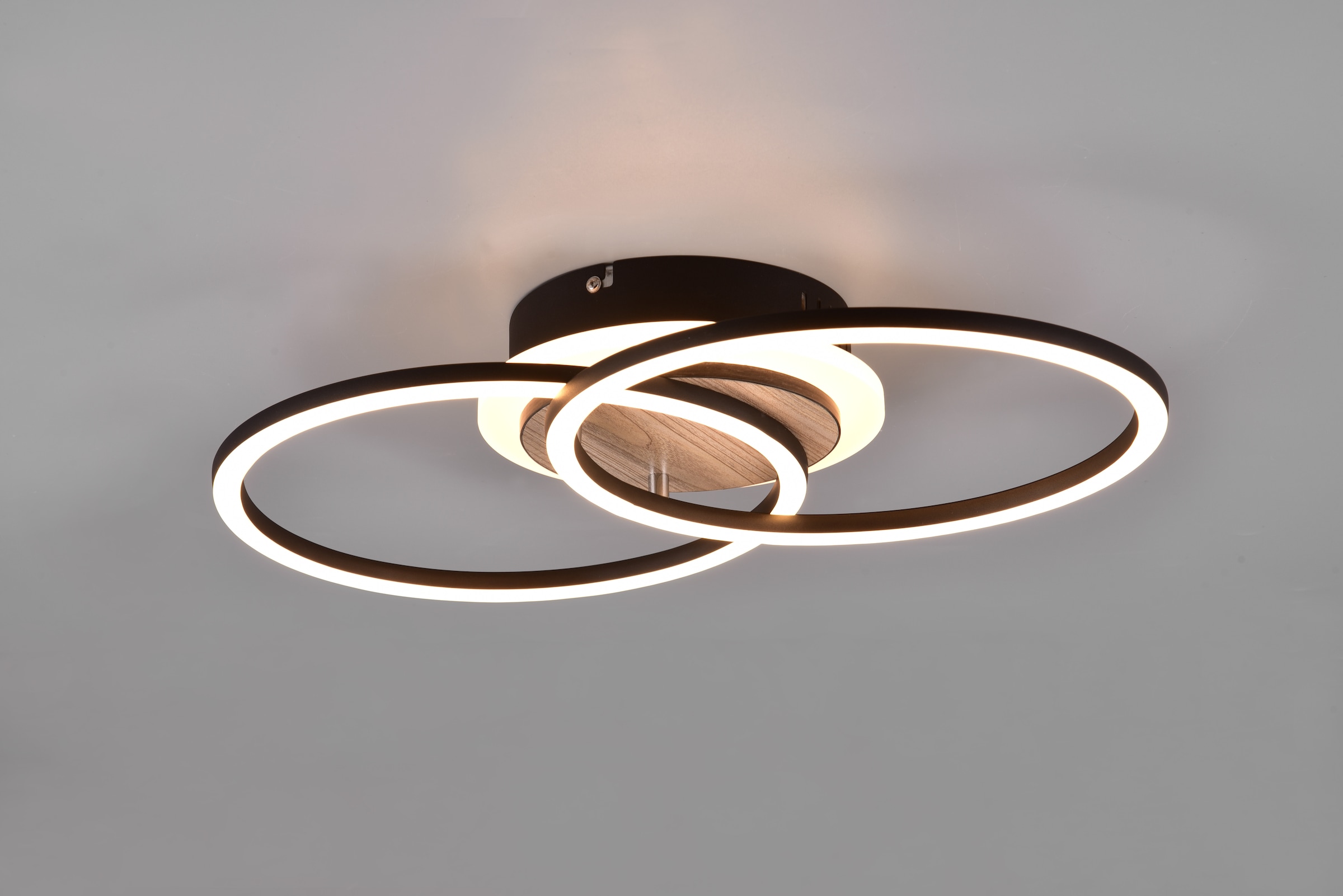 REALITY Leuchten LED Deckenleuchte »GIRO, LED Deckenlampe 25W CCT 2700-6500K dimmbar Fernbedienung Memory«, 1 flammig, Leuchtmittel LED-Board | LED fest integriert, Nachtlicht, dimmen: Wandschalter + Fernbedienung, auch als Wandleuchte