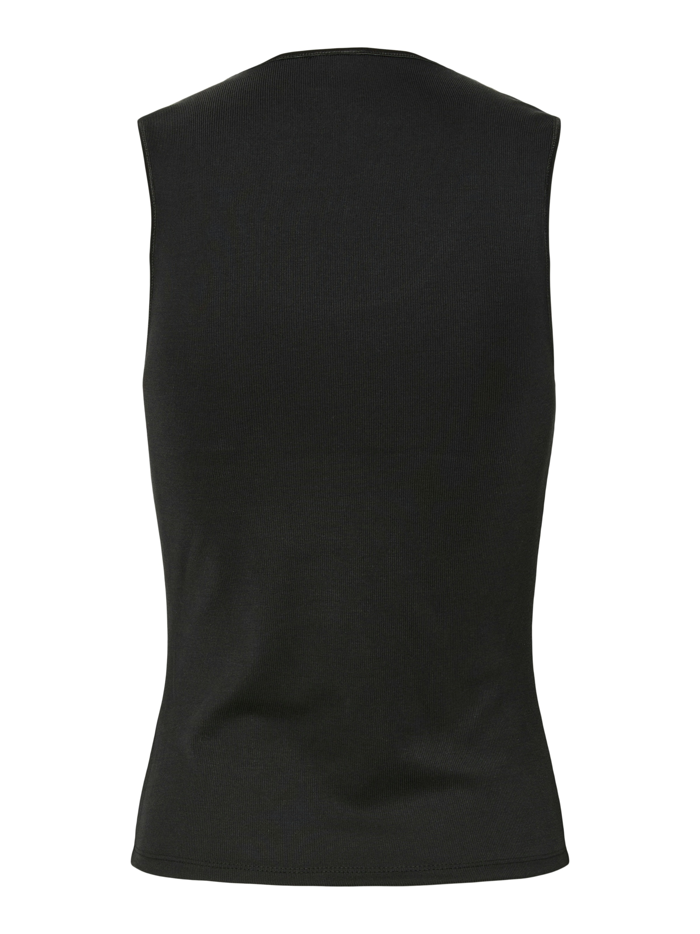 Y.A.S Tanktop »YASPALOMA TANK TOP NOOS« mit Satinpaspel