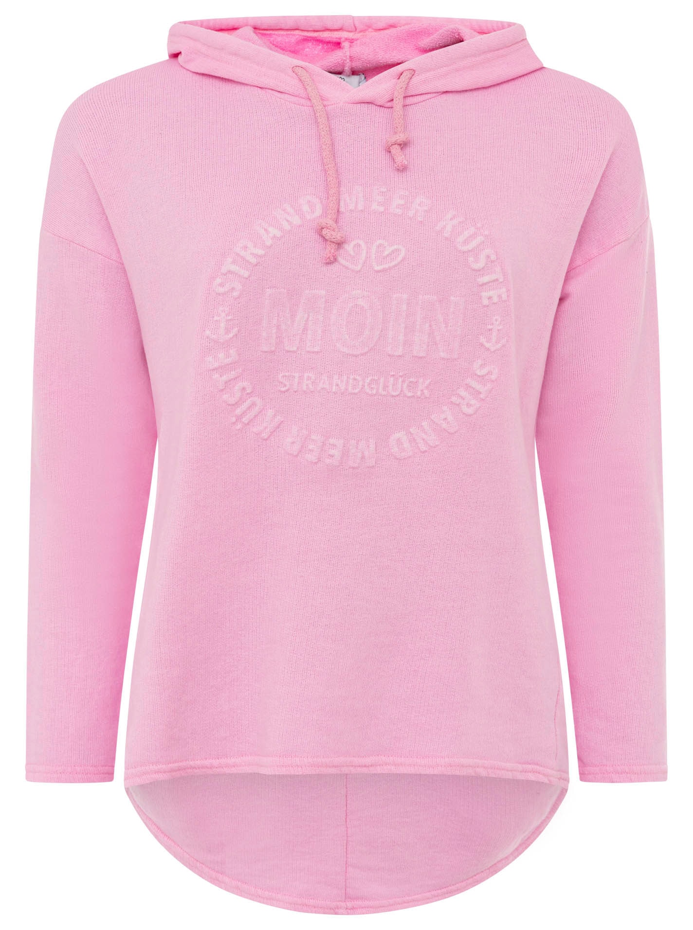 Zwillingsherz Hoodie »"Moin"«, Kapuze, Kordelzug, Langarm, maritimer Schriftzug
