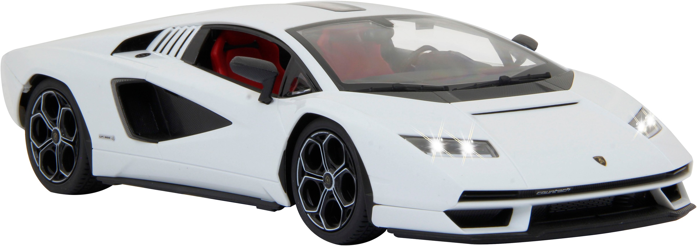 Jamara RC-Auto »Lamborghini Countach LPI 800- 4 weiß 2,4GHz«, mit LED Beleuchtung