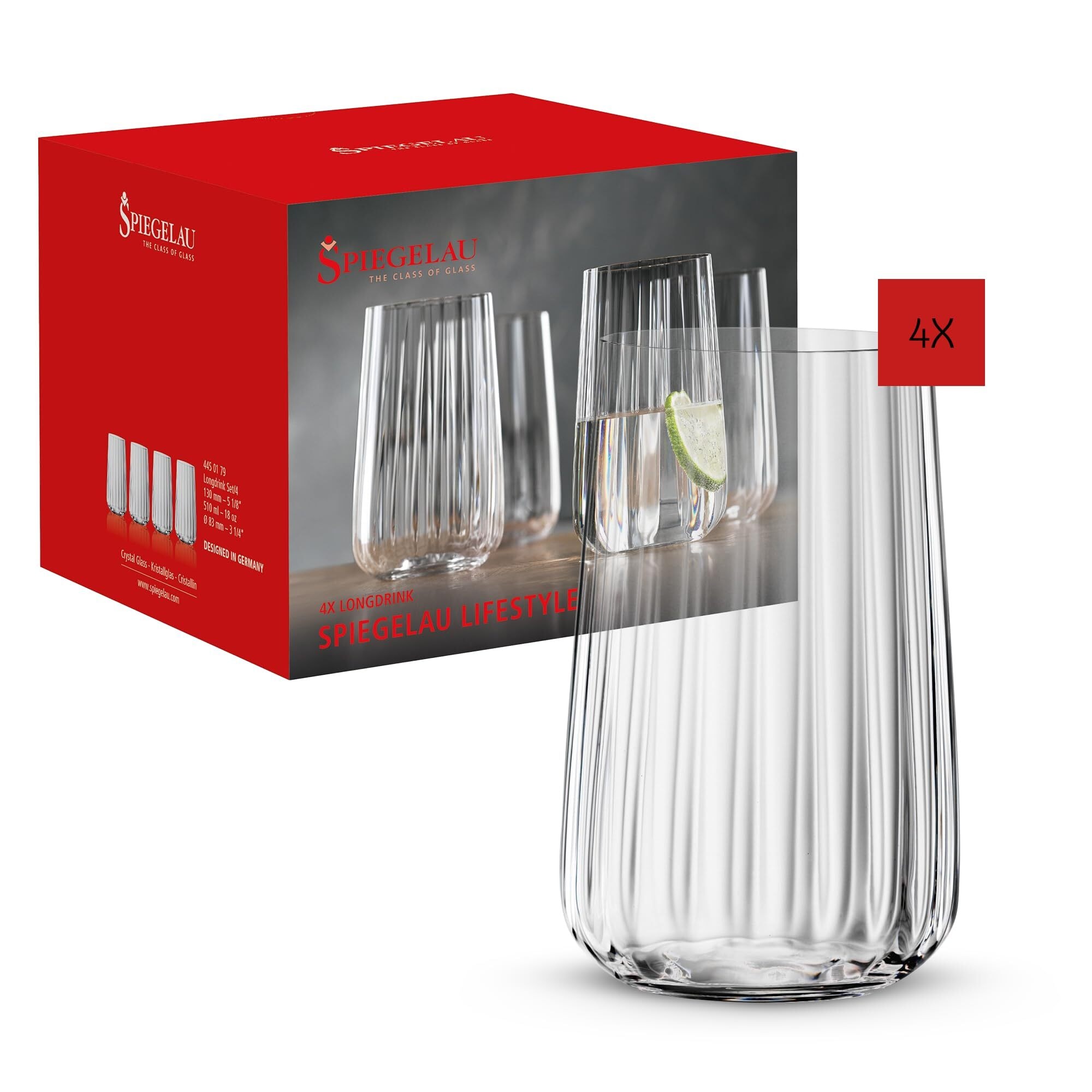 Spiegelau Longdrinkgläser »Lifestyle« - transparent