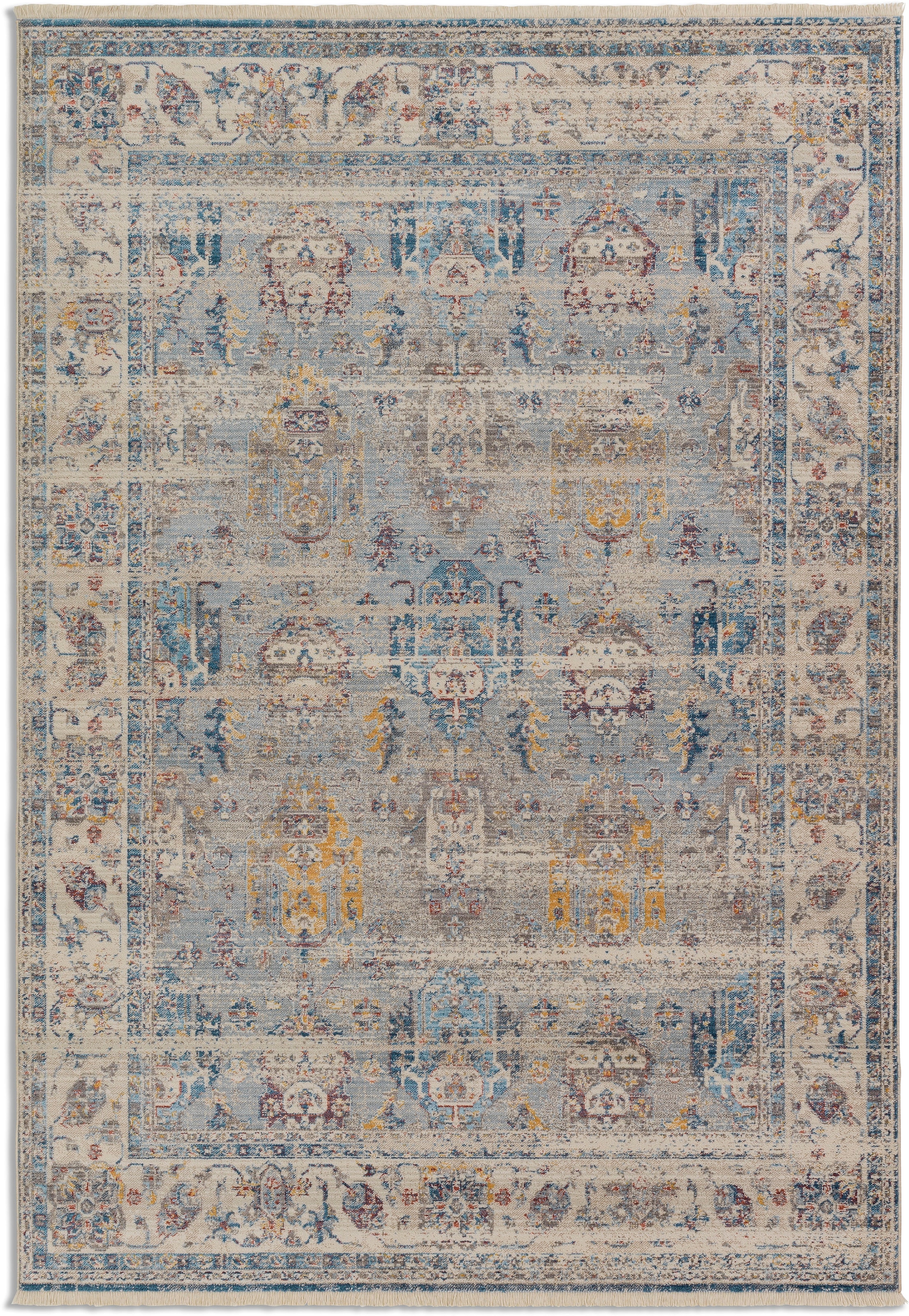 Orient Teppich »Mystik Vintage Wohnzimmer rechteckig, 214«, SCHÖNER WOHNEN-Kollektion Look,