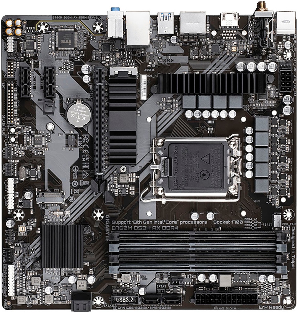 Gigabyte Mainboard »B760M DS3H AX DDR4«