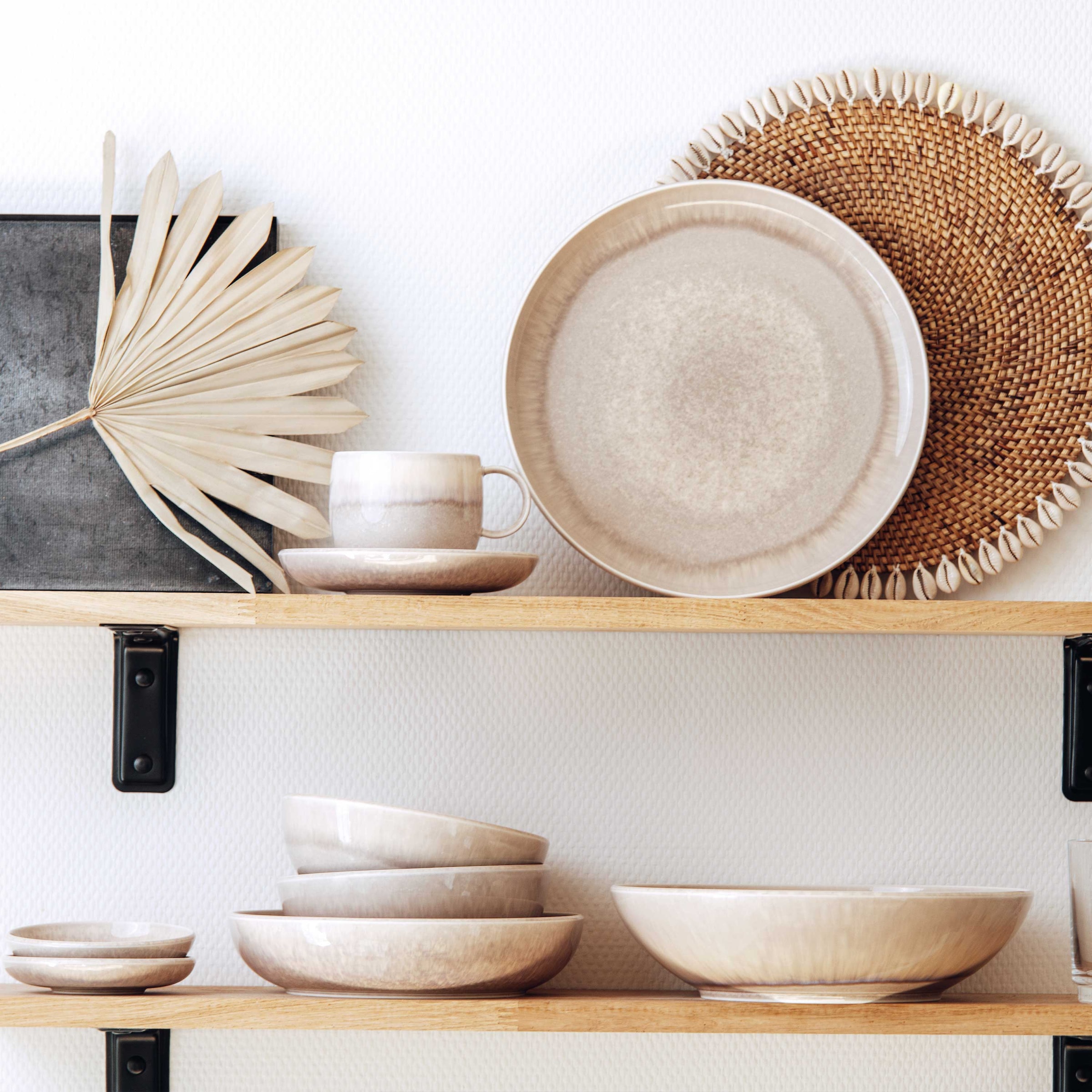 like. by Villeroy & Boch Geschirr-Set »Perlemor Tafelset« Effektglasur im handmade Pottery Look