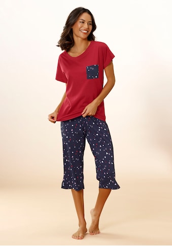 Capri-Pyjama, (2 tlg.)