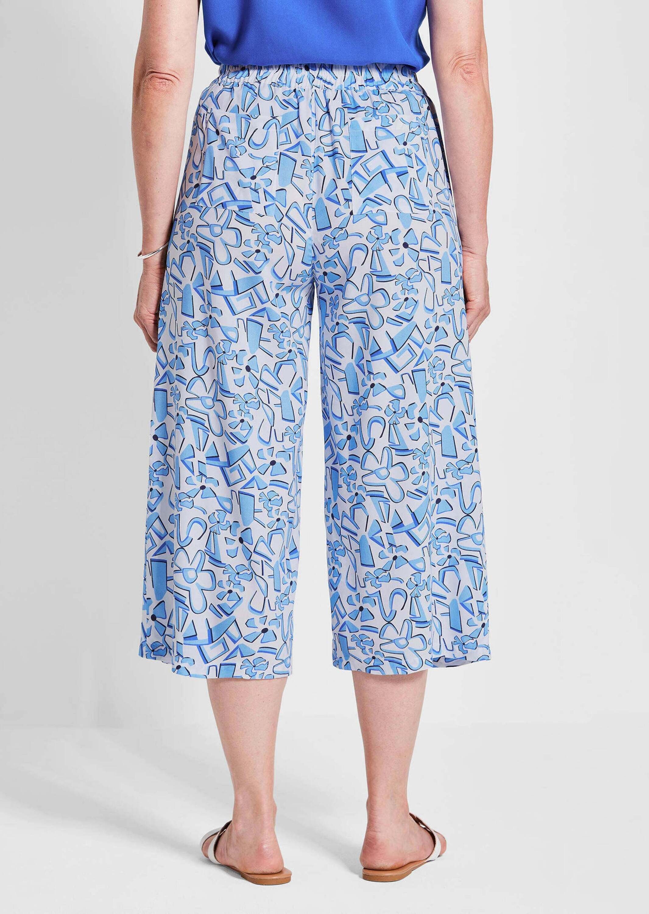 GOLDNER Schlupfhose »Weite Schlupfhose VERA mit Print«