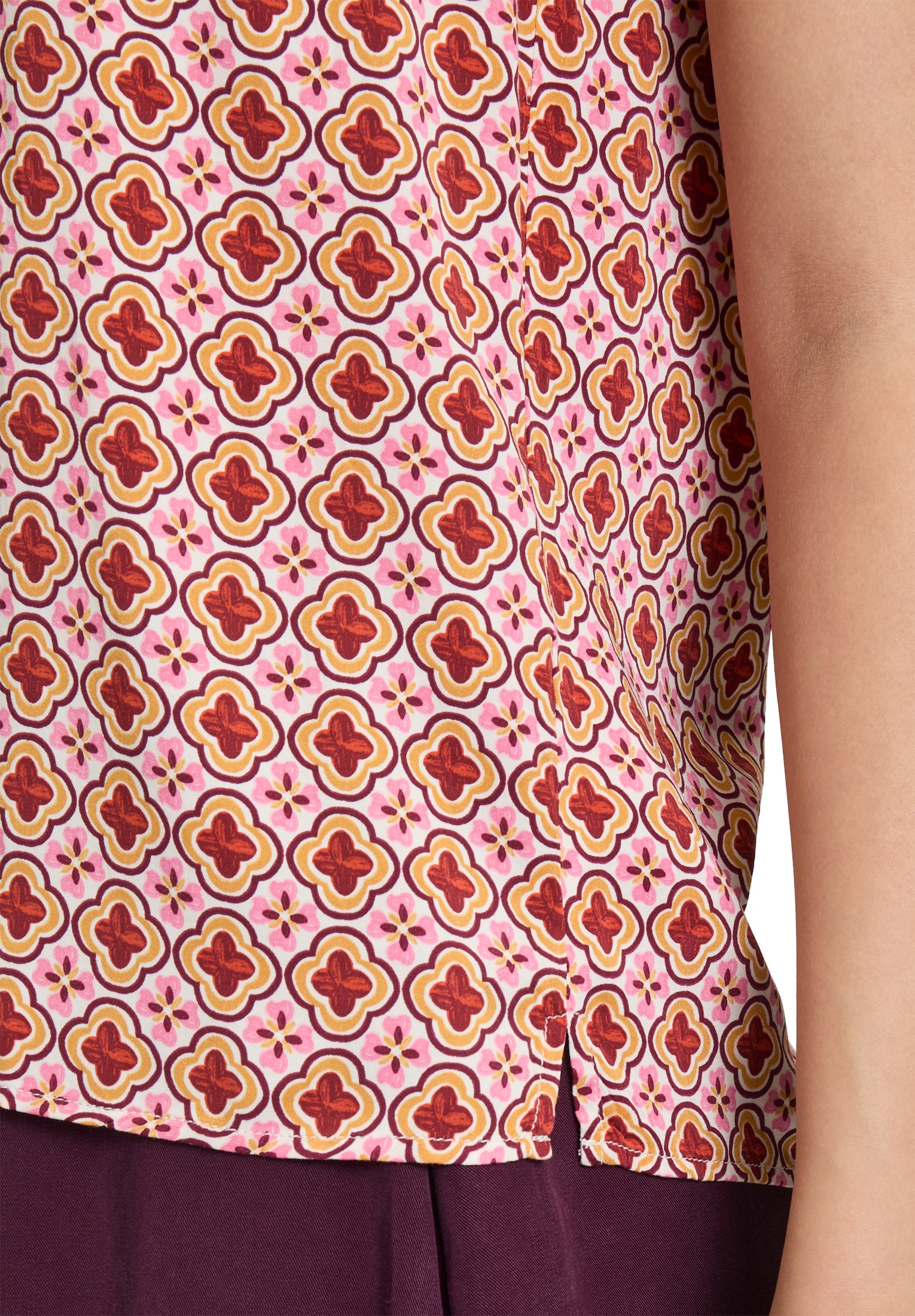 Cartoon Klassische Bluse »Blusenshirt mit Rüschen«