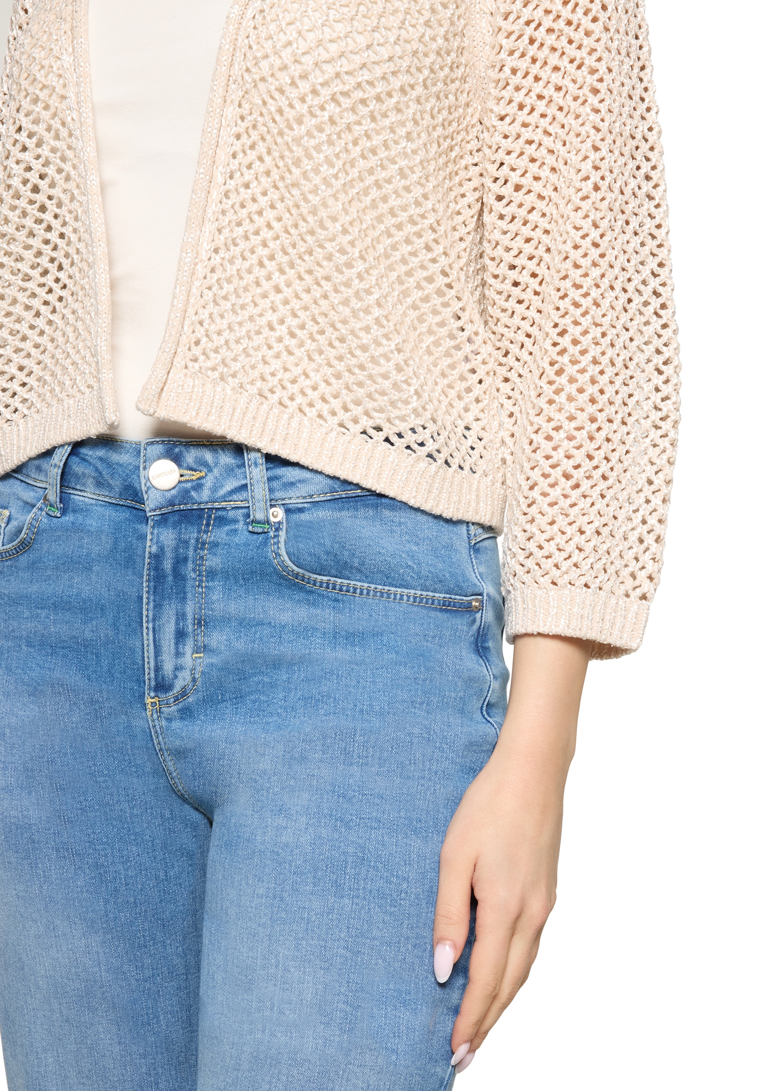 Cartoon Cardigan »Strick-Cardigan mit Glanzeffekt«