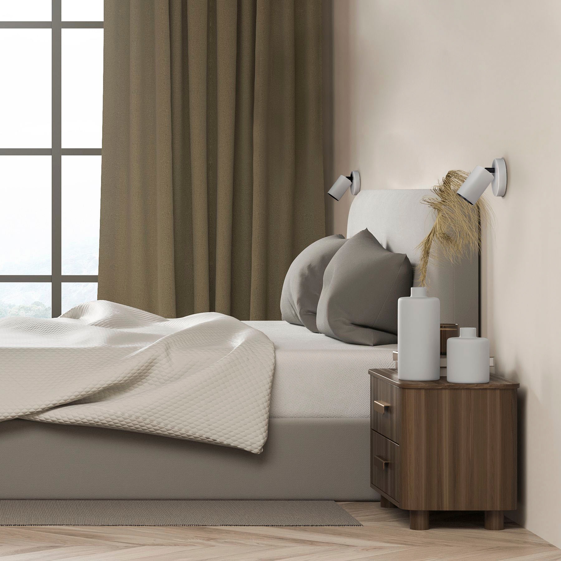 Paco Home Wandleuchte »TIMO RD« GU10