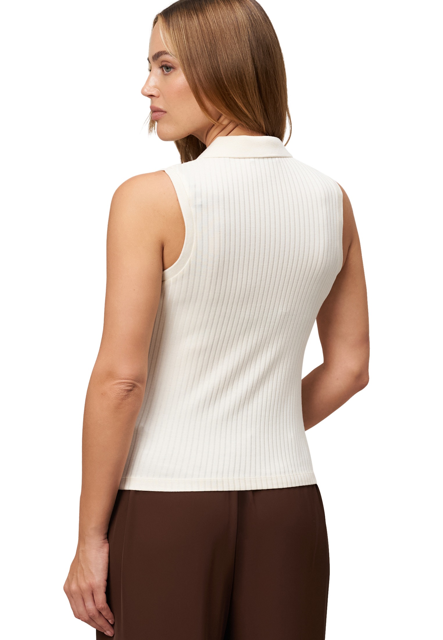 Zero Stricktop »Jerseytop mit Knopfleiste«