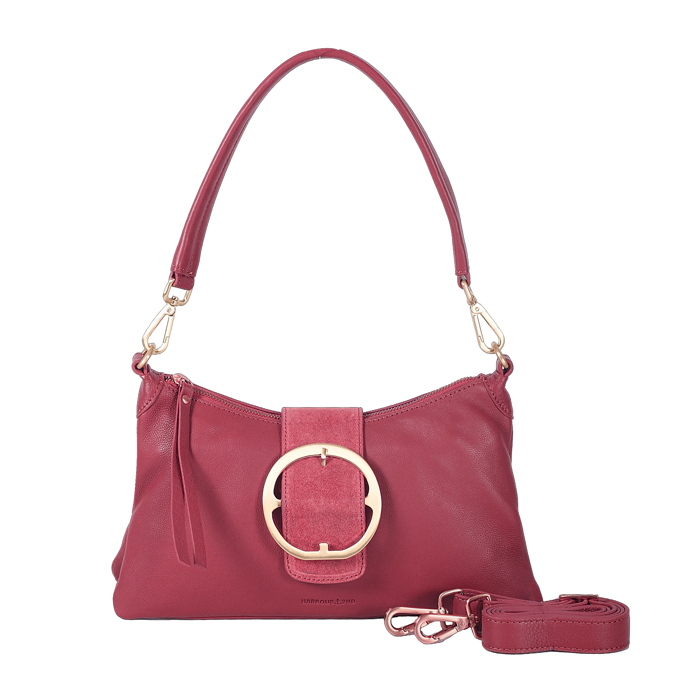 HARBOUR 2nd Schultertasche »Ilaria« Handtasche, Abendtasche mit Reißverschlussfach auf der Rückseite