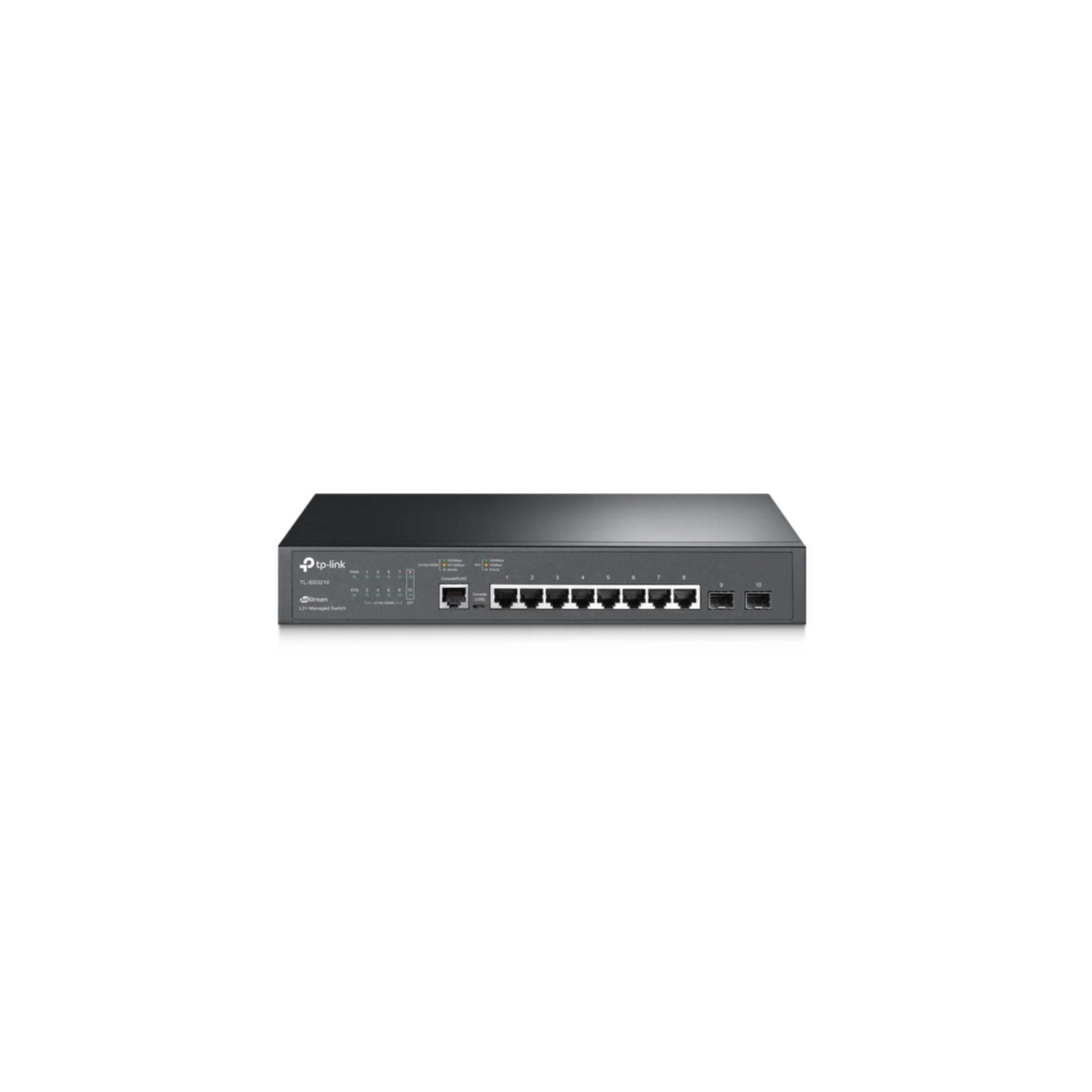 TP-Link Netzwerk-Switch »JetStream 8-Port-Gigabit-L2+-Managed-Switch mit 2 SFP Slots«