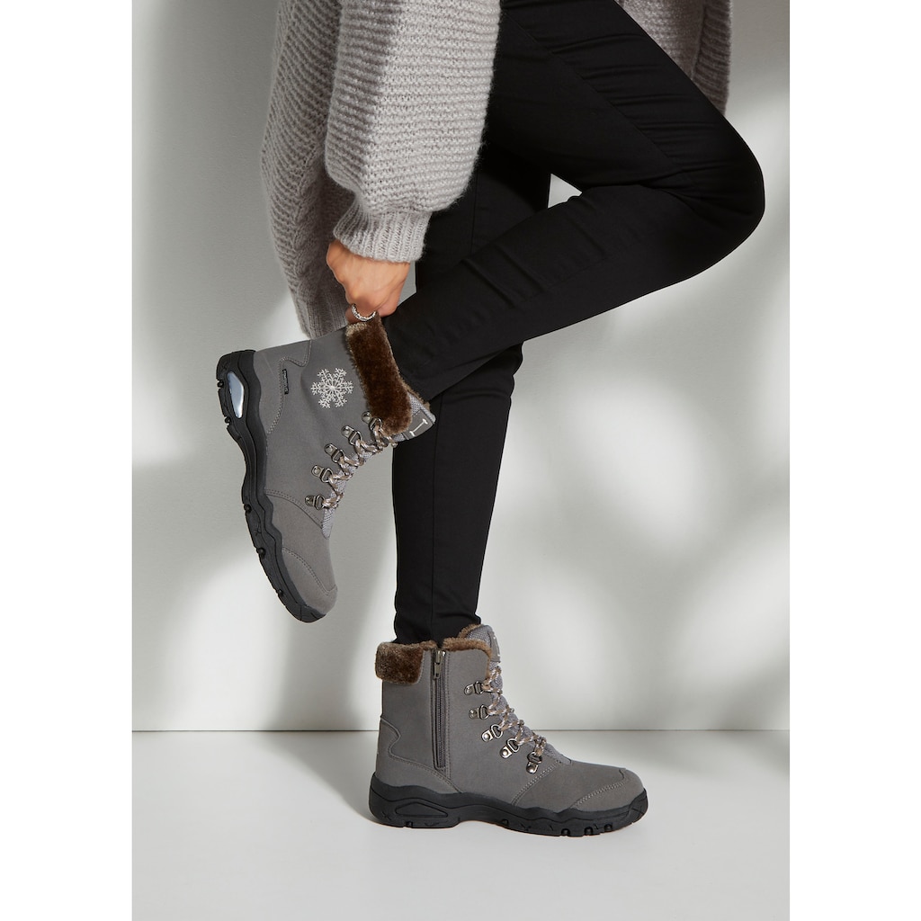 LASCANA Winterstiefelette »Stiefelette, Stiefel, Winterstiefel«