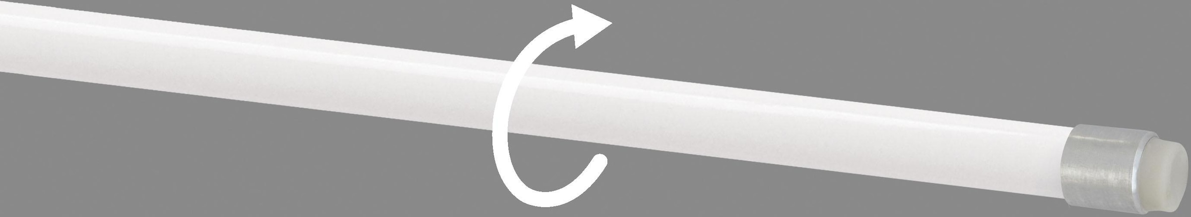 Good Life Scheibenstange »Pinn soft« Ø 9 mm 1 läufig-läufig ausdrehbar