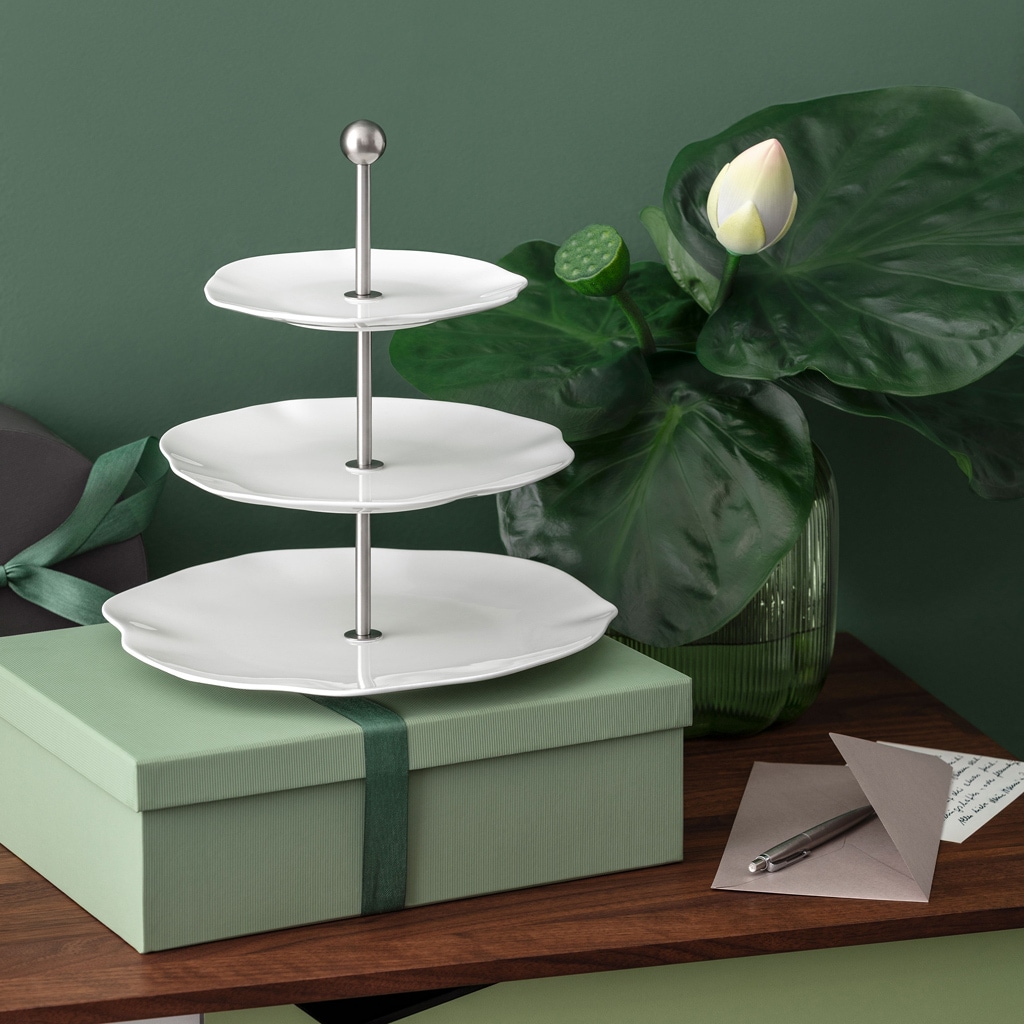 Villeroy & Boch Etagere »Etagère Pura 26 cm weiß« handwäsche empfohlen