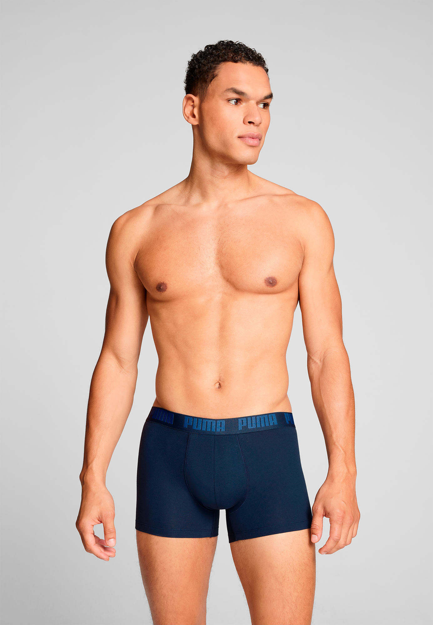 PUMA Boxer »PUMA MEN EVERYDAY BASIC BOXERS 2P« Packung, 2er-Pack,  mit Puma Webbund