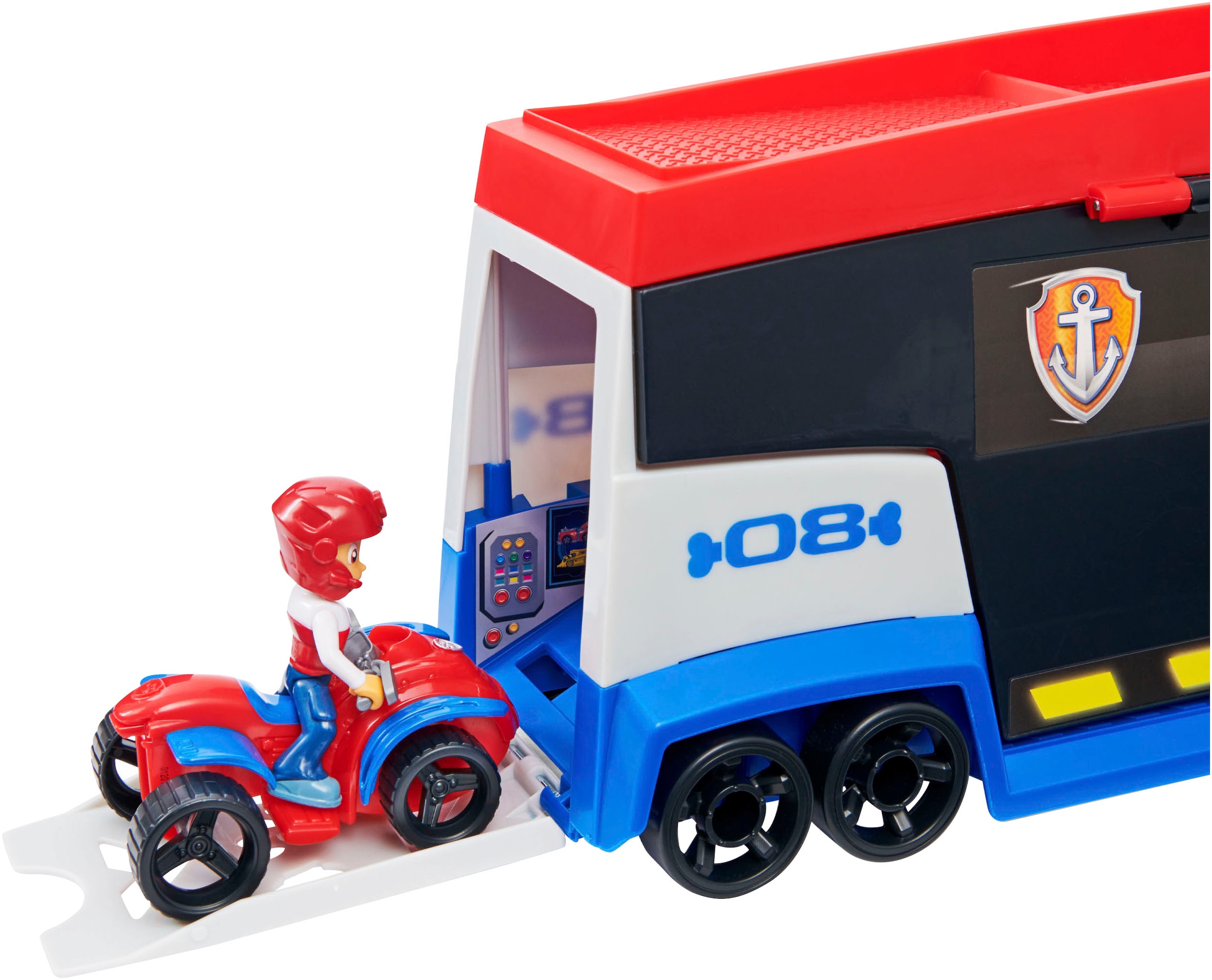 Spin Master Spielzeug-Auto »Paw Patrol - Paw Patroller 2.0«, inklusive Ryder-Figur und Basis Fahrzeug