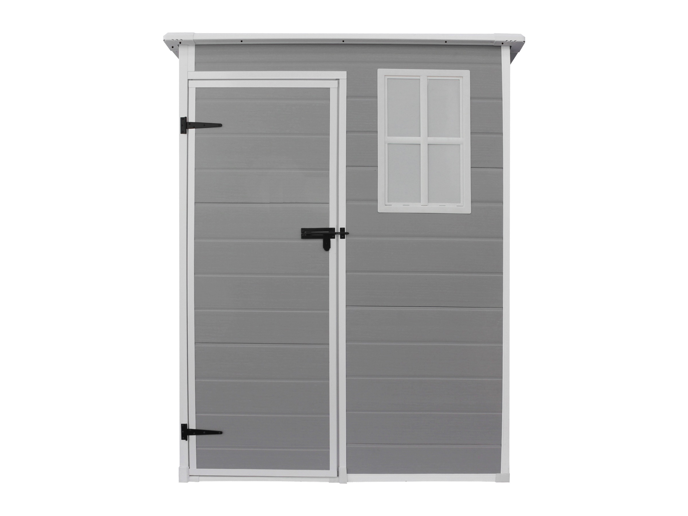 KONIFERA, Gerätehaus »Lugo« Nagersicher und wasserdicht, hellgrau, Polypropylen (PP), hellgrau