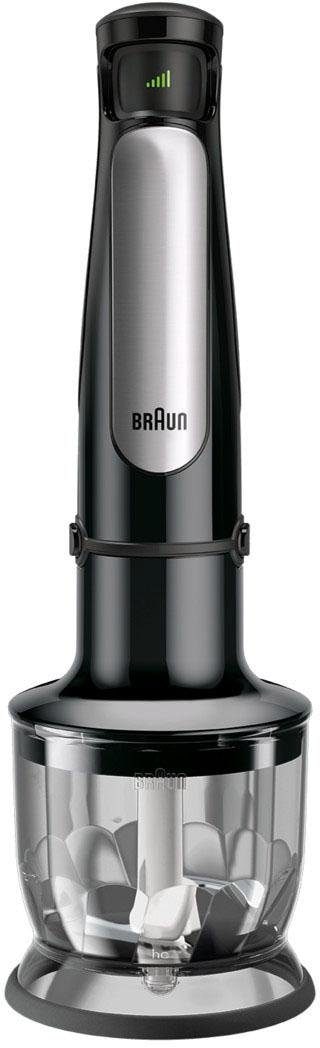 Braun Stabmixer »MultiQuick 7 MQ 7025X - 1000W, Stufenlosregulierbar, Dynamische Klinge« 1000 W Spritzschutz, Extra Mahlklinge, 350 ml Zerkleinerer, Schneebesen