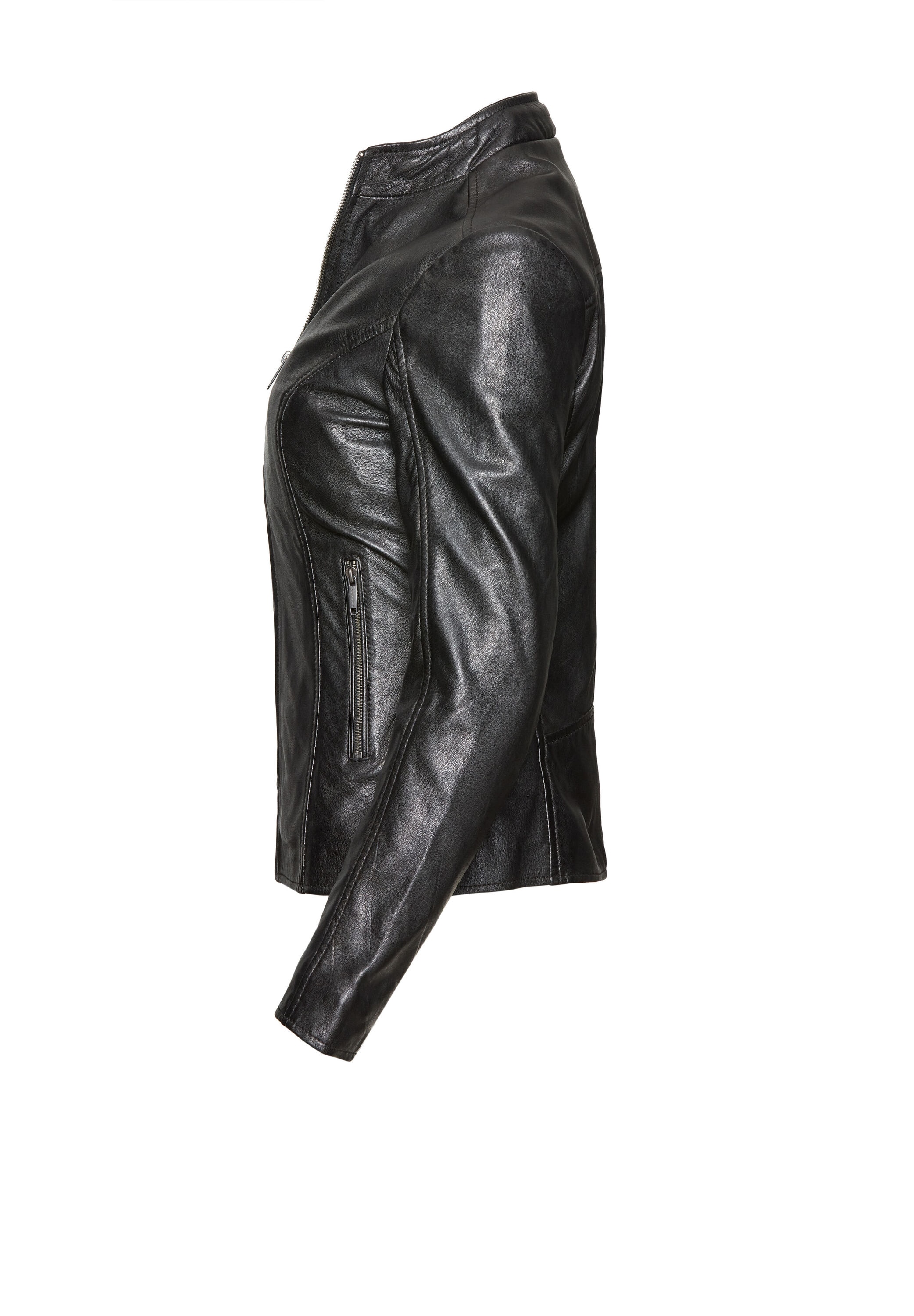 bugatti Lederjacke »BULady-144« ohne Kapuze aus weichem Leder