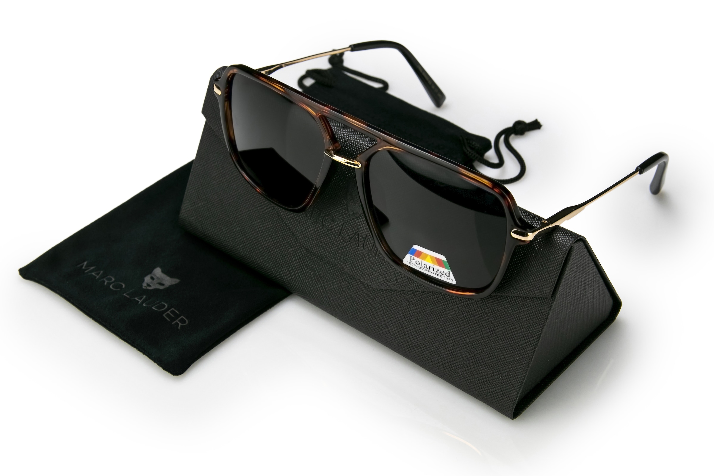 MARC LAUDER Sonnenbrille »MA08-02« 3: dunkles Glas, starke Sonneneinstrahlung