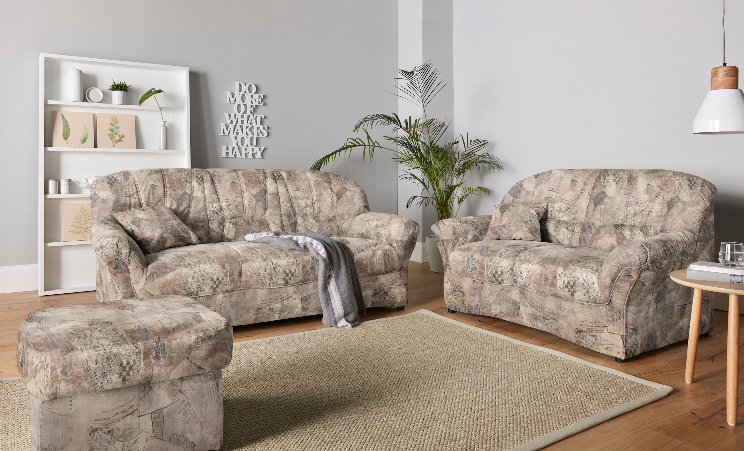 DOMO collection Polsterhocker »Bahia belastbar bis 140kg/ Sitz« passend zur "Bahia"-Serie