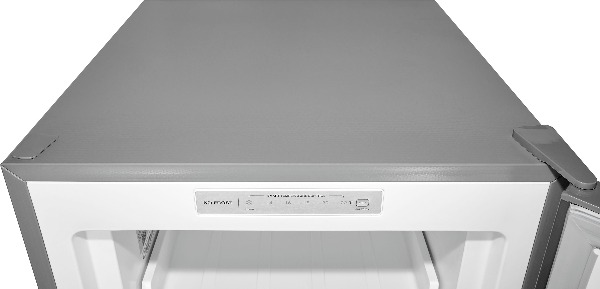 exquisit Gefrierschrank »GS271-NF-H-040D Inoxlook«, 170,5 cm hoch, 54 cm breit, 204 Liter Nutzinhalt, NoFrost, Schnellgefrieren