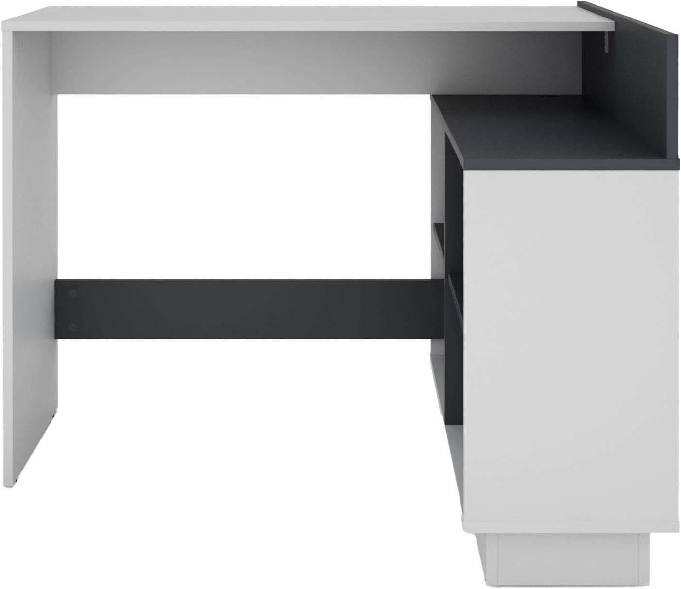 byLIVING Eckschreibtisch »Bern« platzsparender Schreibtisch, rechts und links montierbar, 102x80cm.