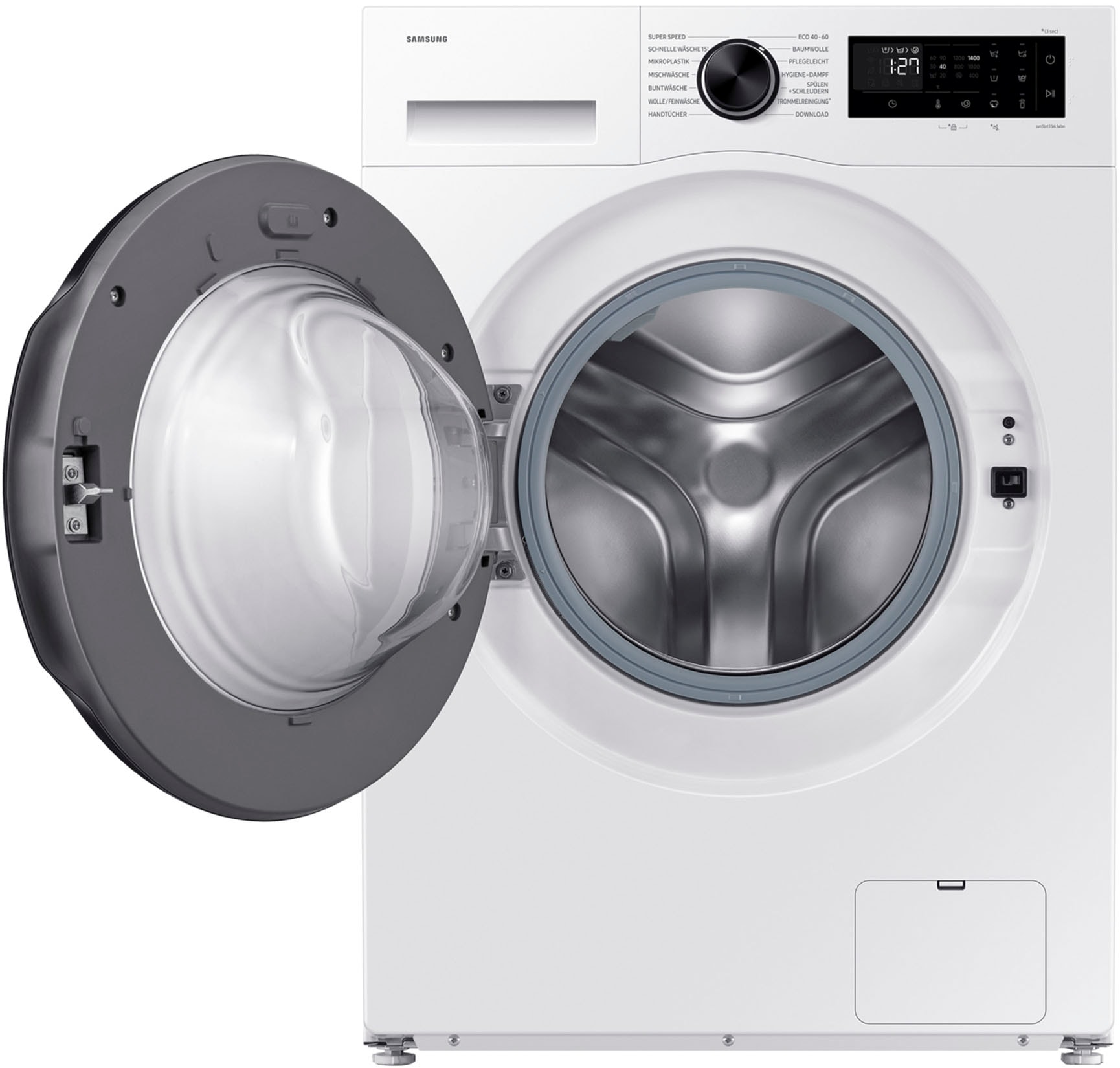 Samsung Waschmaschine WW5000F »WW1EFG5U34AEEG« 10 kg 1350 U/min AI Ecobubbleᵀᴹ - Effizient und schonend waschen