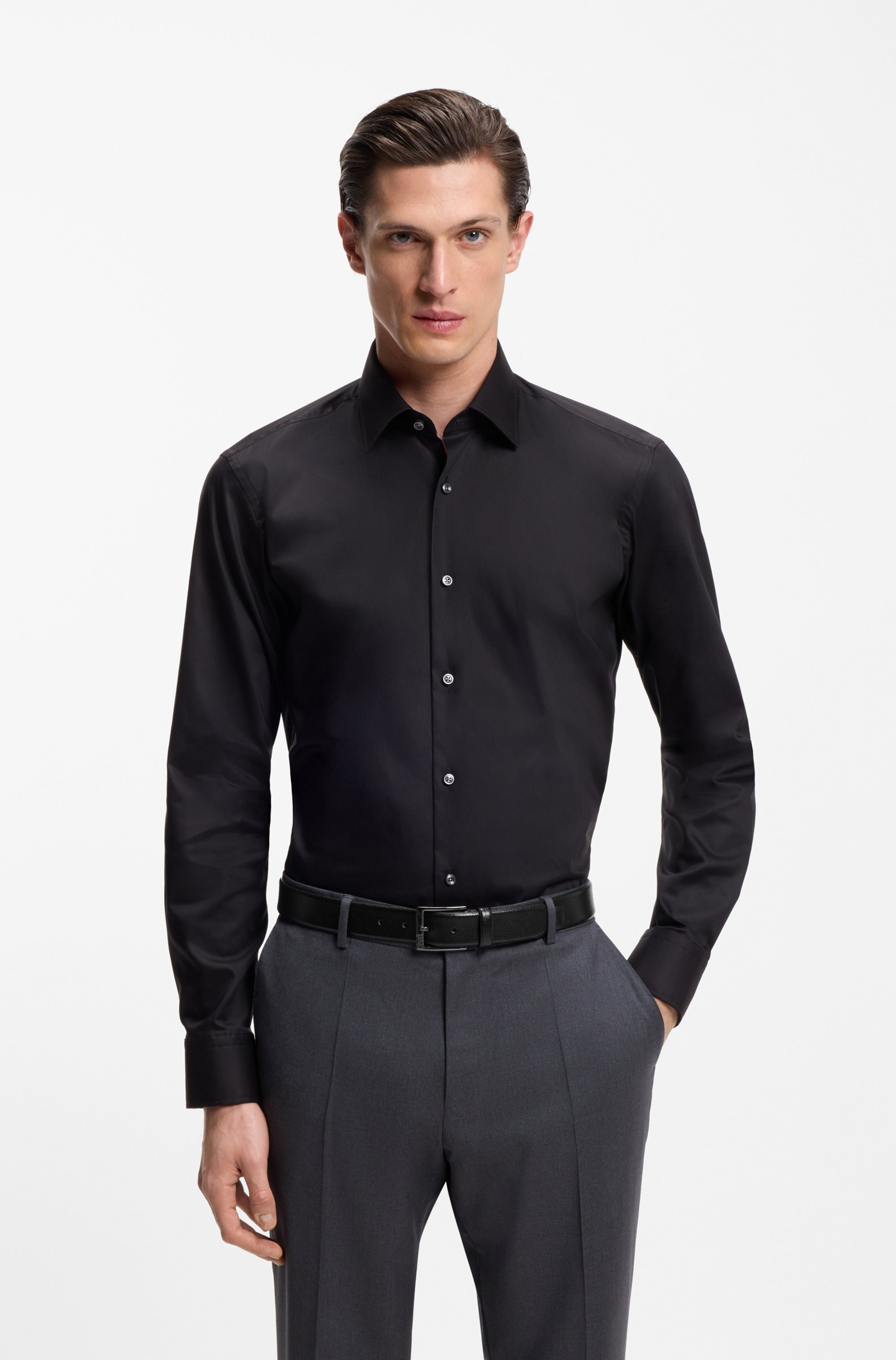 BOSS Ledergürtel »Elloy Sz35« in Italien gefertigt