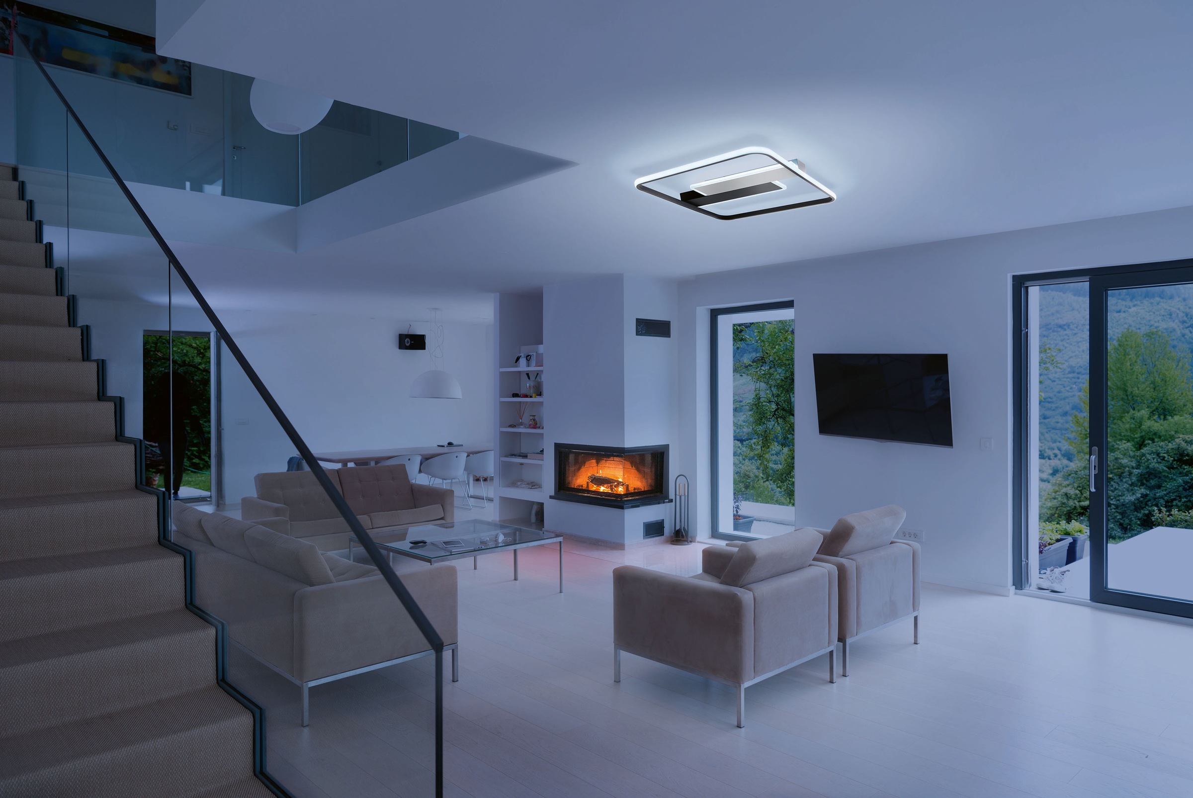 FISCHER & HONSEL LED Deckenleuchte »Blithe«, 1 flammig, Leuchtmittel LED-Modul | LED fest integriert