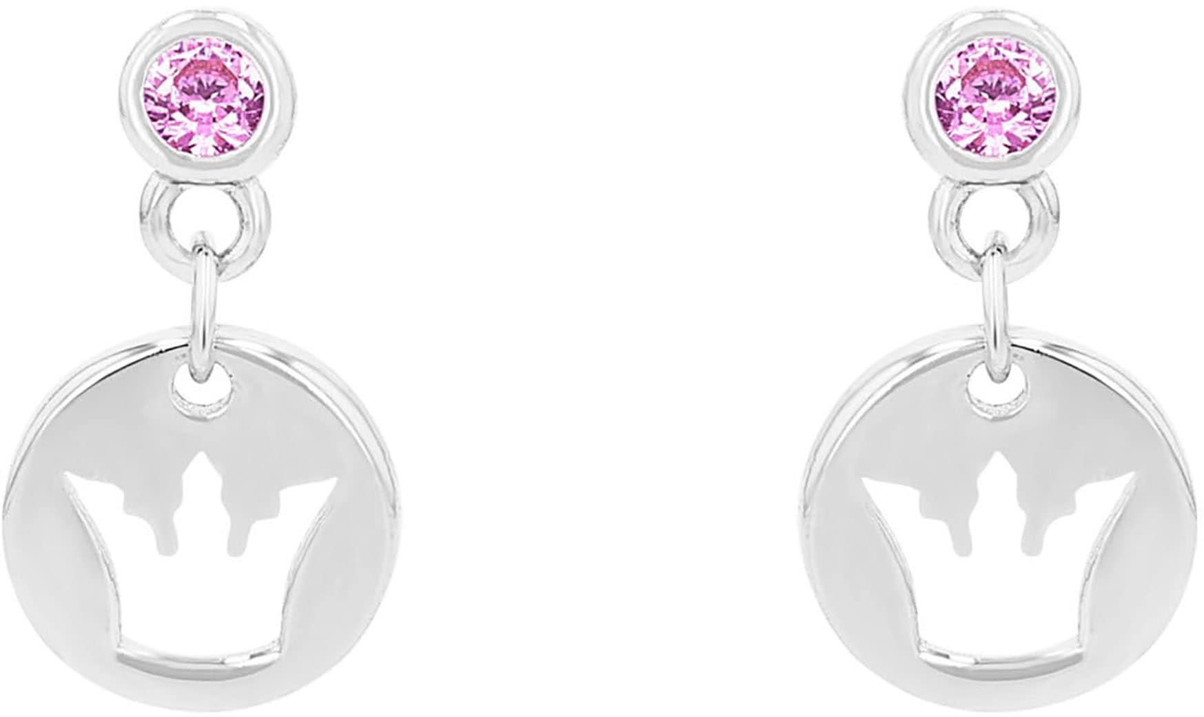 Prinzessin Lillifee Paar Ohrhänger »Krone-Motiv« mit Zirkonia (synth.)