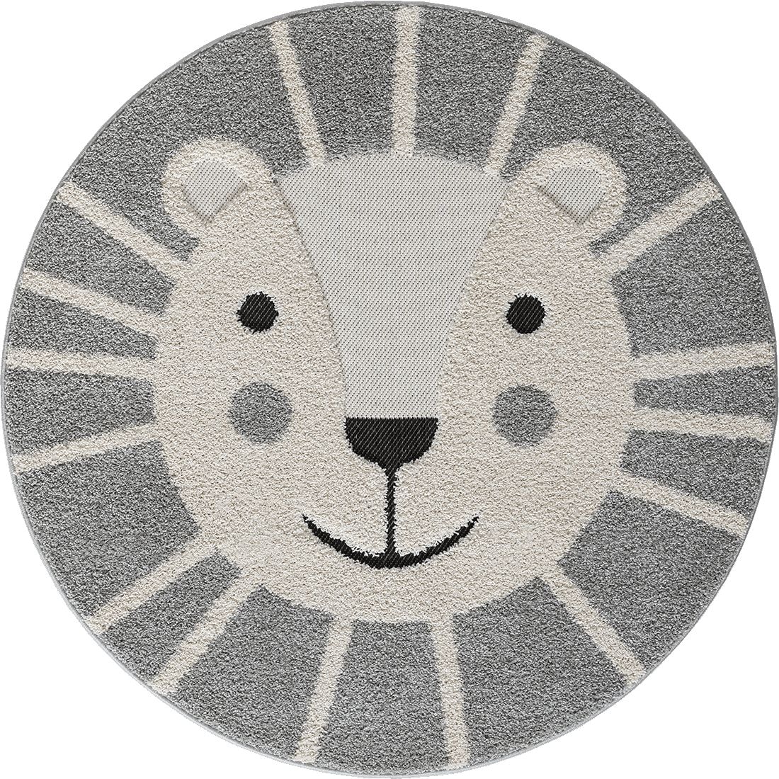 the carpet Teppich »Lou«, rund, 20 mm Höhe, Kinderzimmer Teppich strapazierfähig und pflegleicht