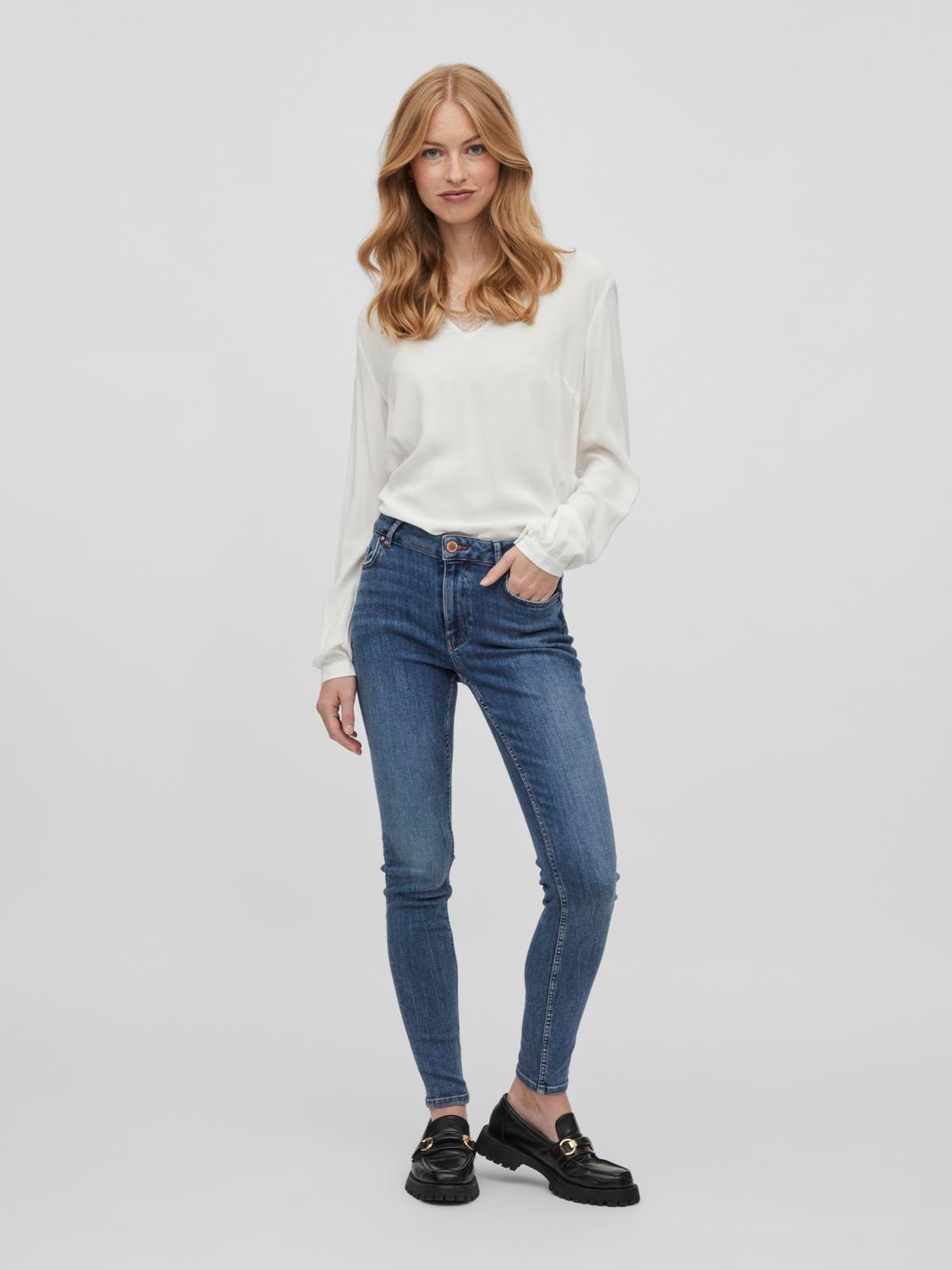 Vila Skinny-fit-Jeans »VISARAH WU02 RW SKINNY JEANS - NOOS«