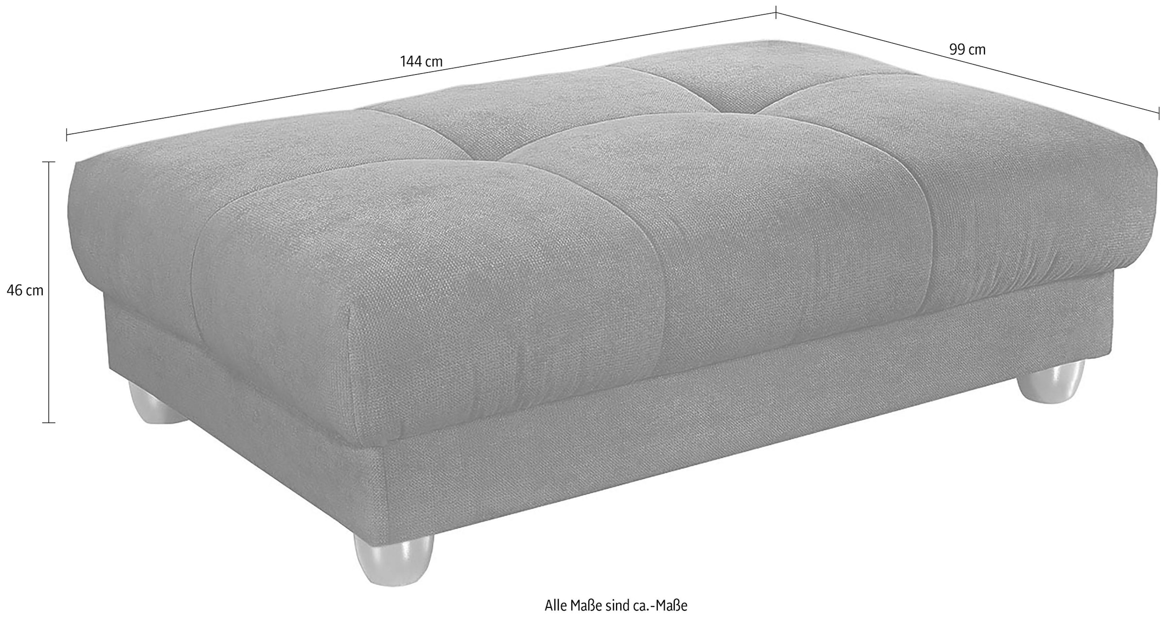 Jockenhöfer Gruppe Hocker »Siena, B: 144 cm«