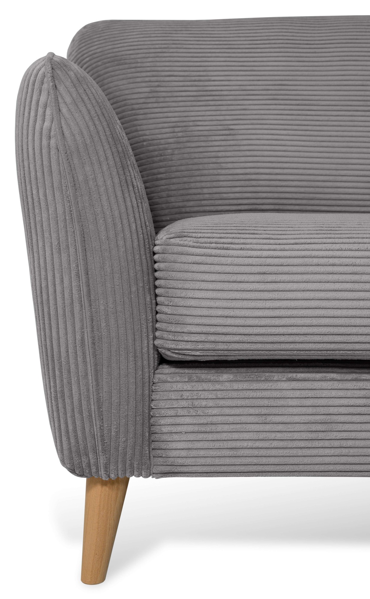 Home affaire Ecksofa »MARSEILLE 278/202 cm, L-Form, Ottom. rechts/links«, Massivholzbeine aus Eiche, in verschieden Bezügen und Farbvarianten