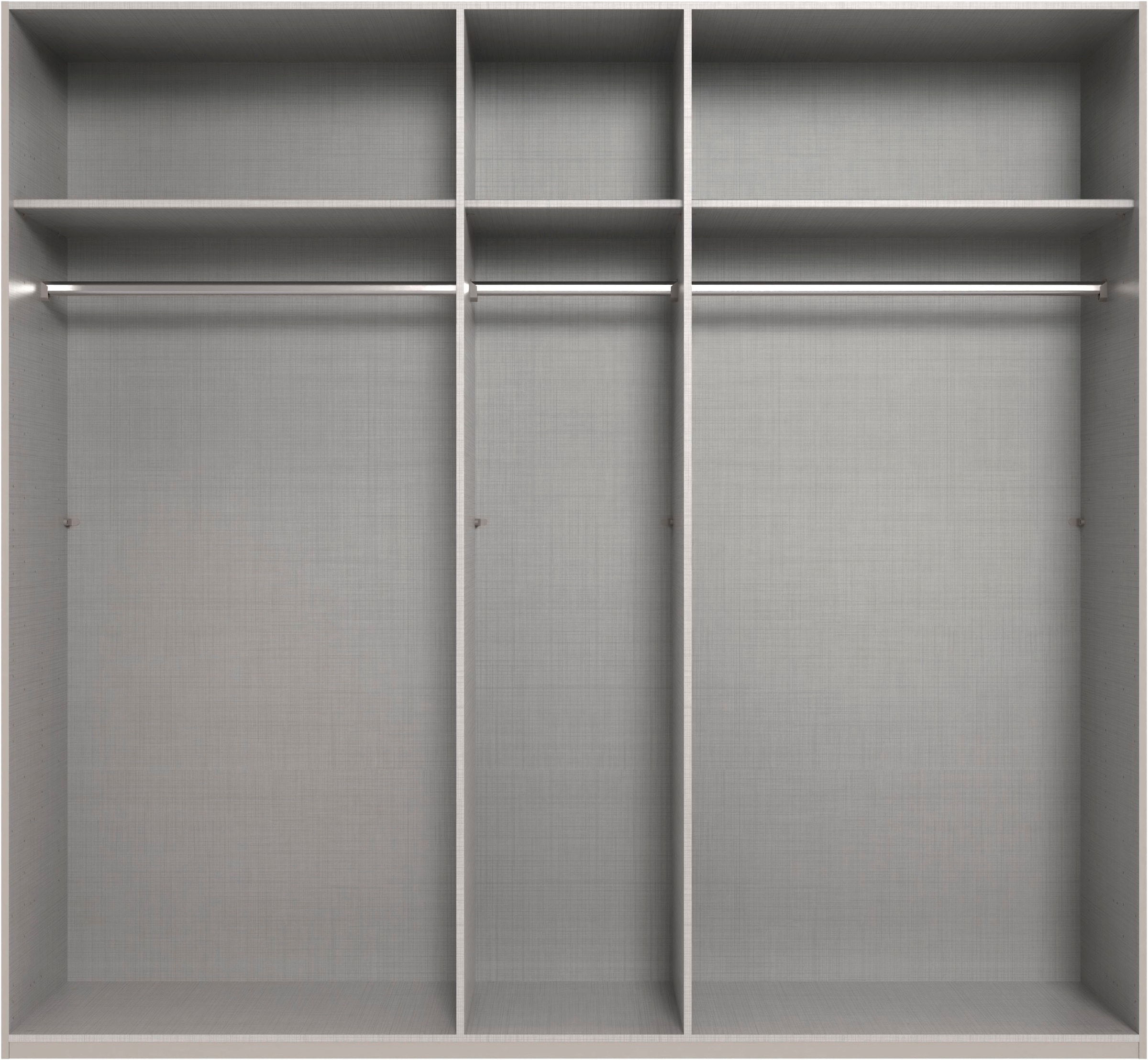 Wimex Kleiderschrank »Mugano,in 8 Breiten,3 Höhen,2 Tiefen, viele Farben, Made in Germany«, (in Basic oder Premium Ausstattung mit 2 weiteren Einlegeböden), mit langen oder kurzen Griffen aus Metall, mit oder ohne Spiegel