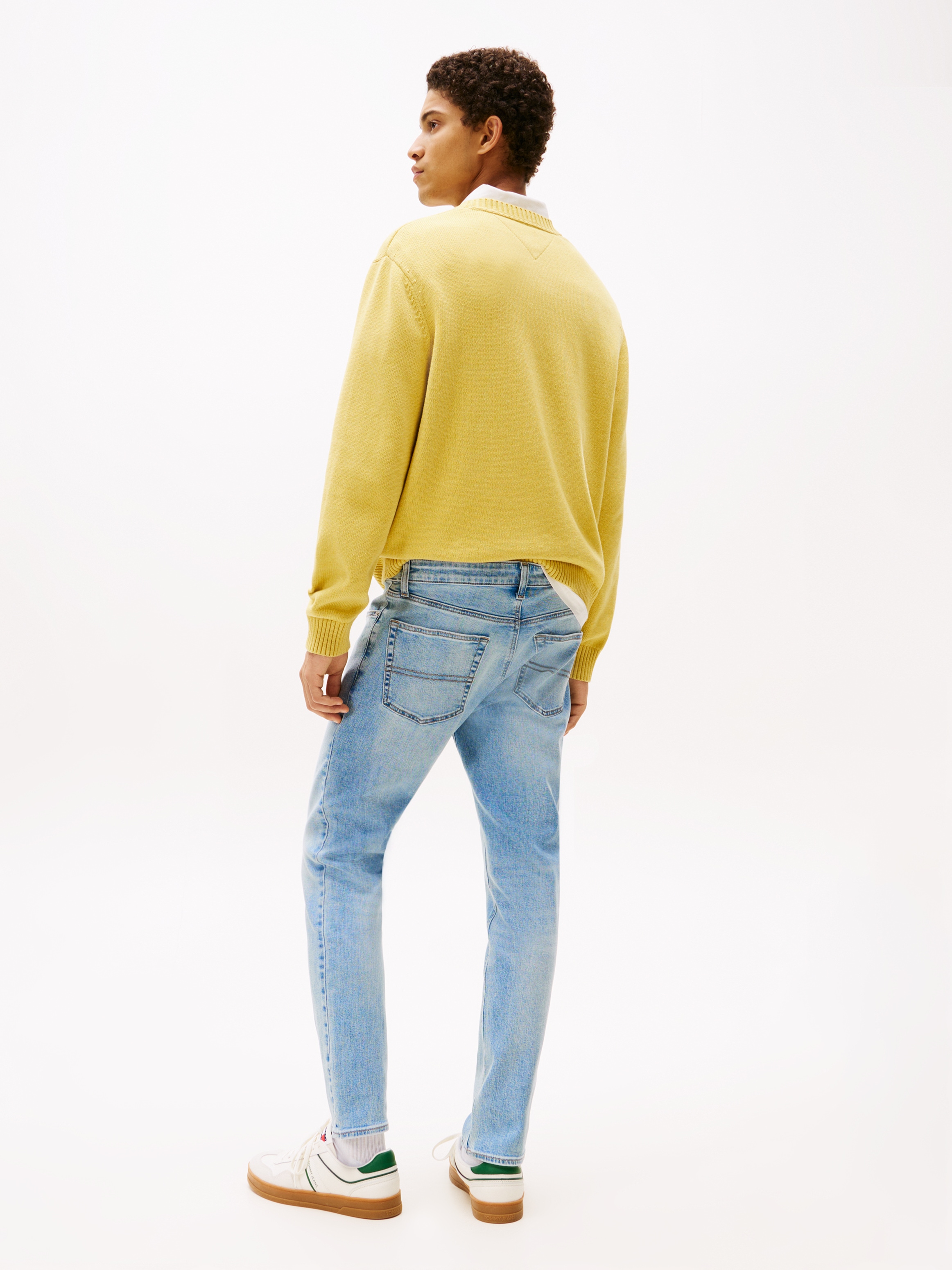 Tommy Jeans Slim-fit-Jeans »Austin Slim Tapered«, Mit Gürtelschlaufen
