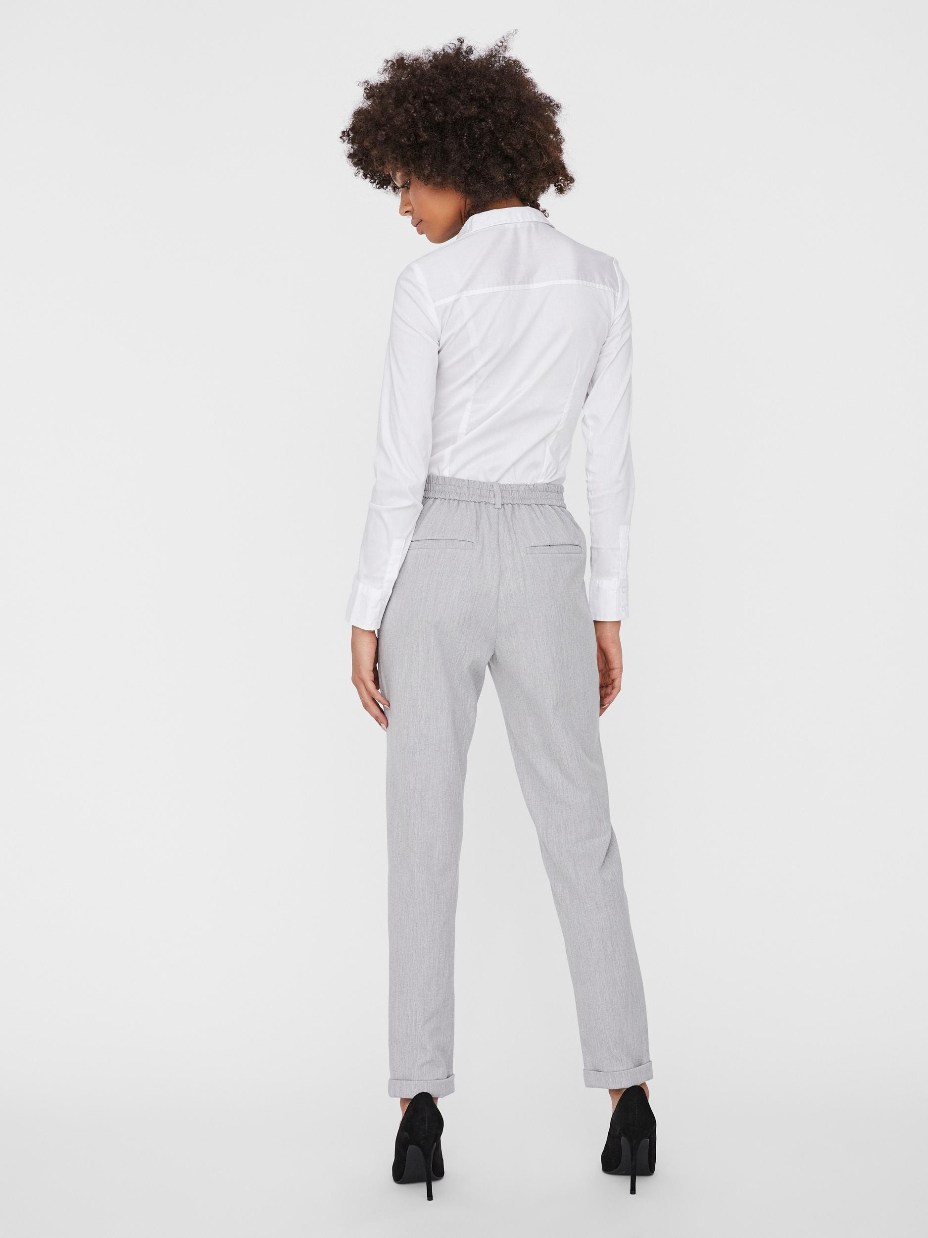 Vero Moda Anzughose »VMMAYA MR LOOSE SOLID PANT NOOS«  Materialmix