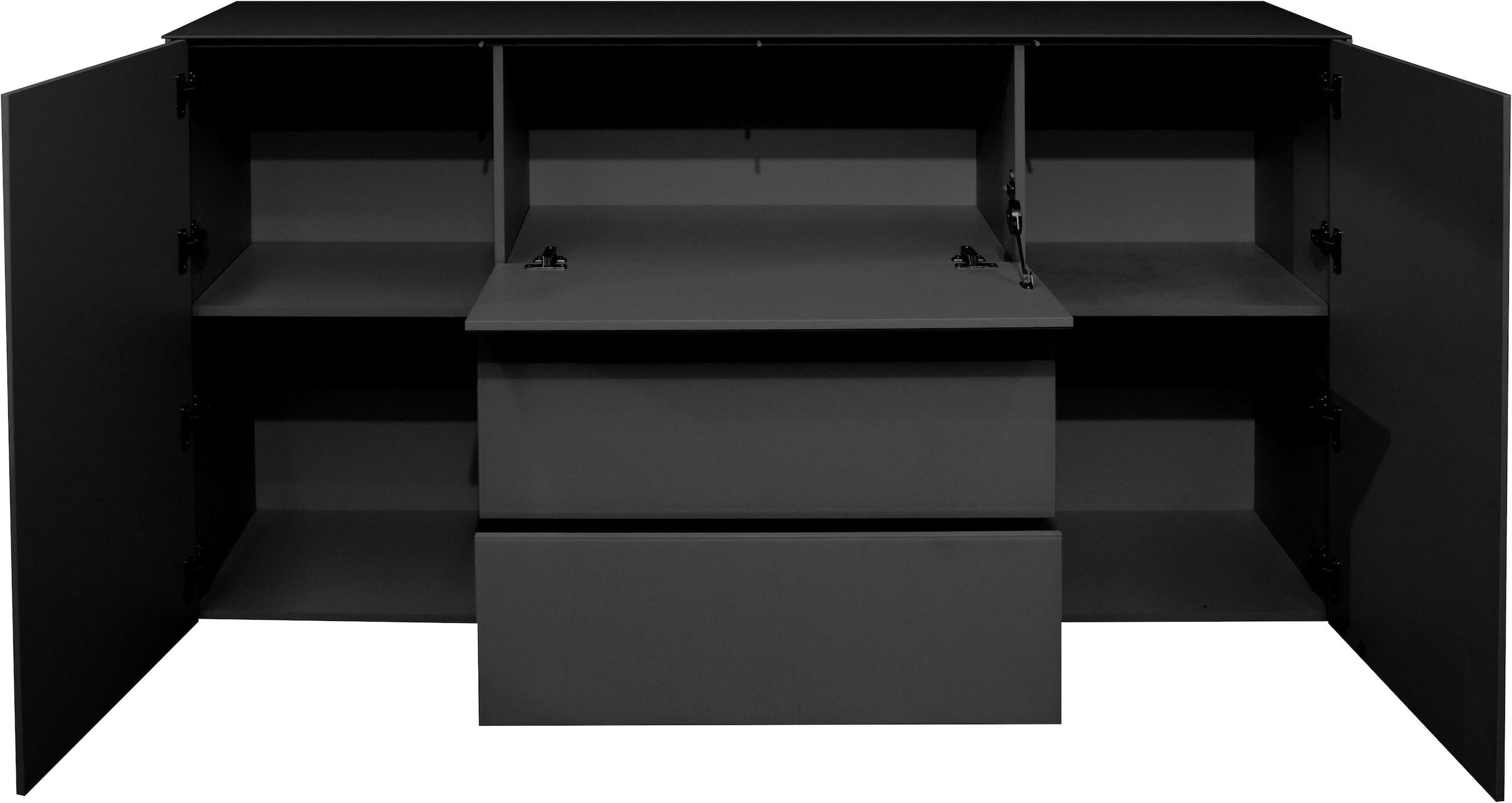 Mäusbacher Kommode »Imola TOPSELLER!«, (OTTOs Choice), Kommode mit Glasfront und Glasoberplatte