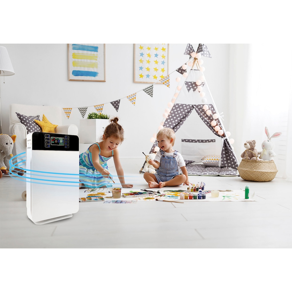 MediaShop Luftreiniger »mit 6-Filter System, Livington Air Purifier«, für Räume bis 30m²