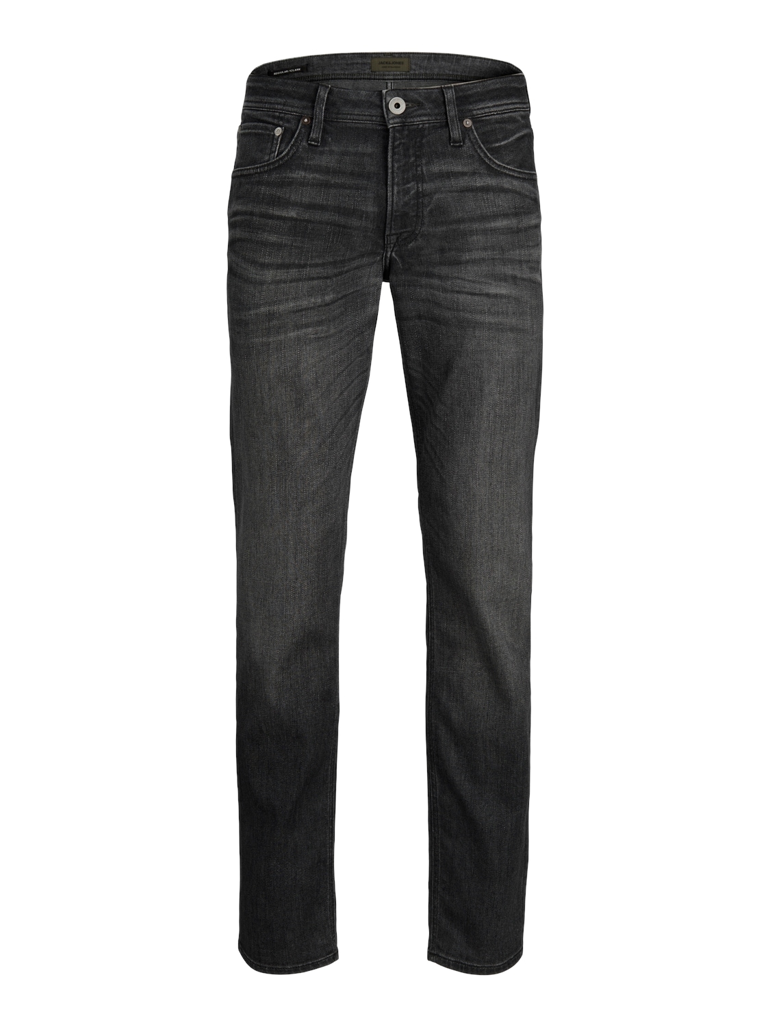 Jack & Jones Regular-fit-Jeans »JJICLARK mit Used-Look und Stretch für den Alltag«, mit Abriebeffekten