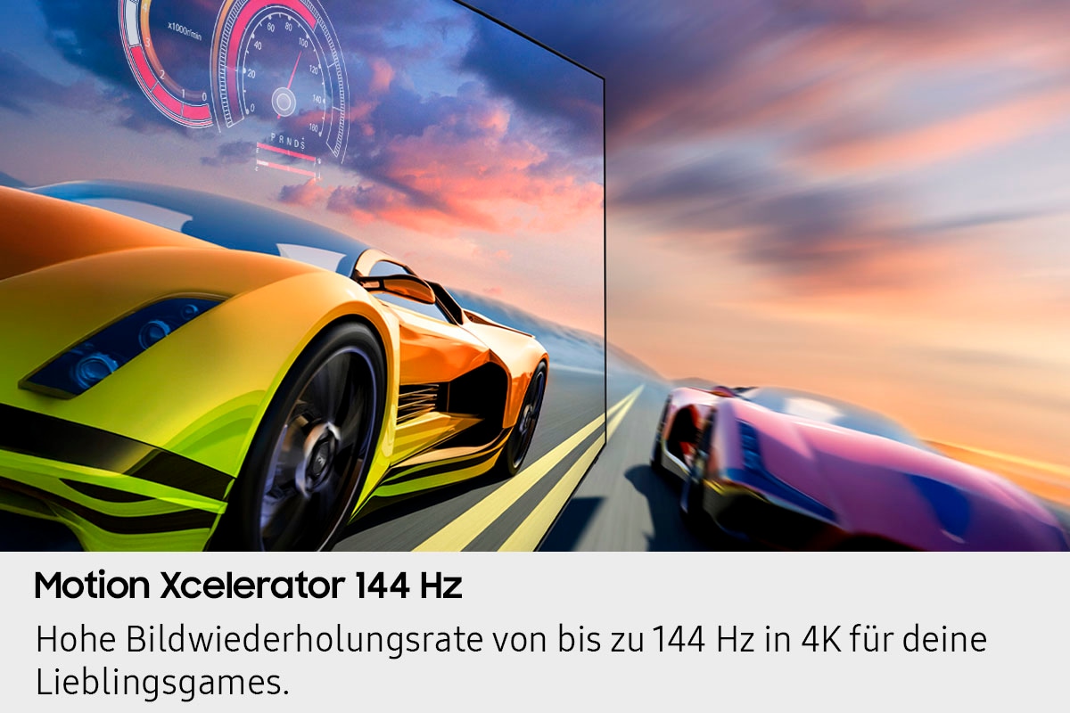 Samsung QLED-Fernseher »GQ55QN70FAU«, 4K Ultra HD, Smart-TV, Neo Quantum HDR, 4K AI Upscaling, Gaming Hub, Motion Xcelerator 144Hz