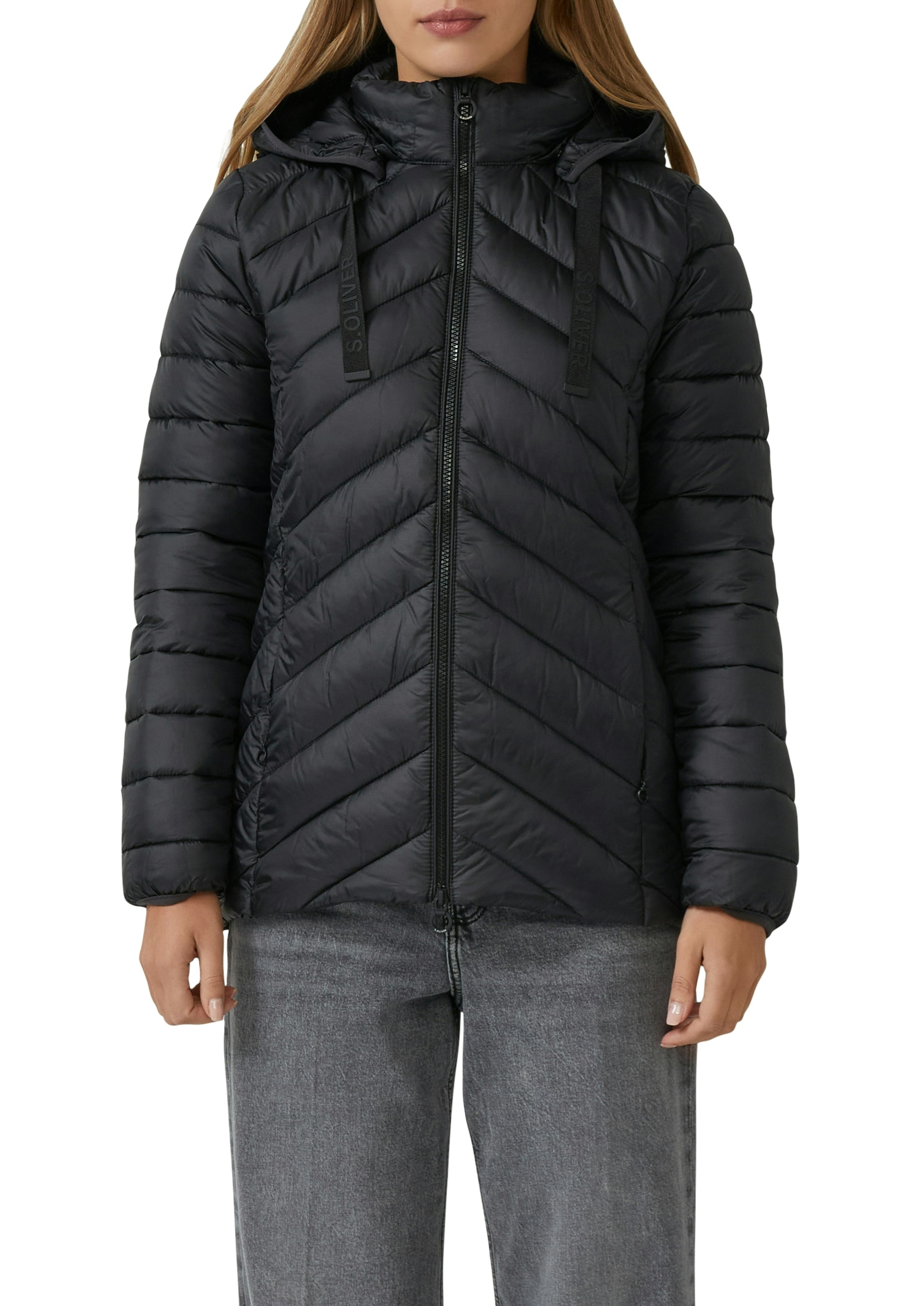 s.Oliver Outdoorjacke mit Kapuze mit abnehmbarer Kapuze