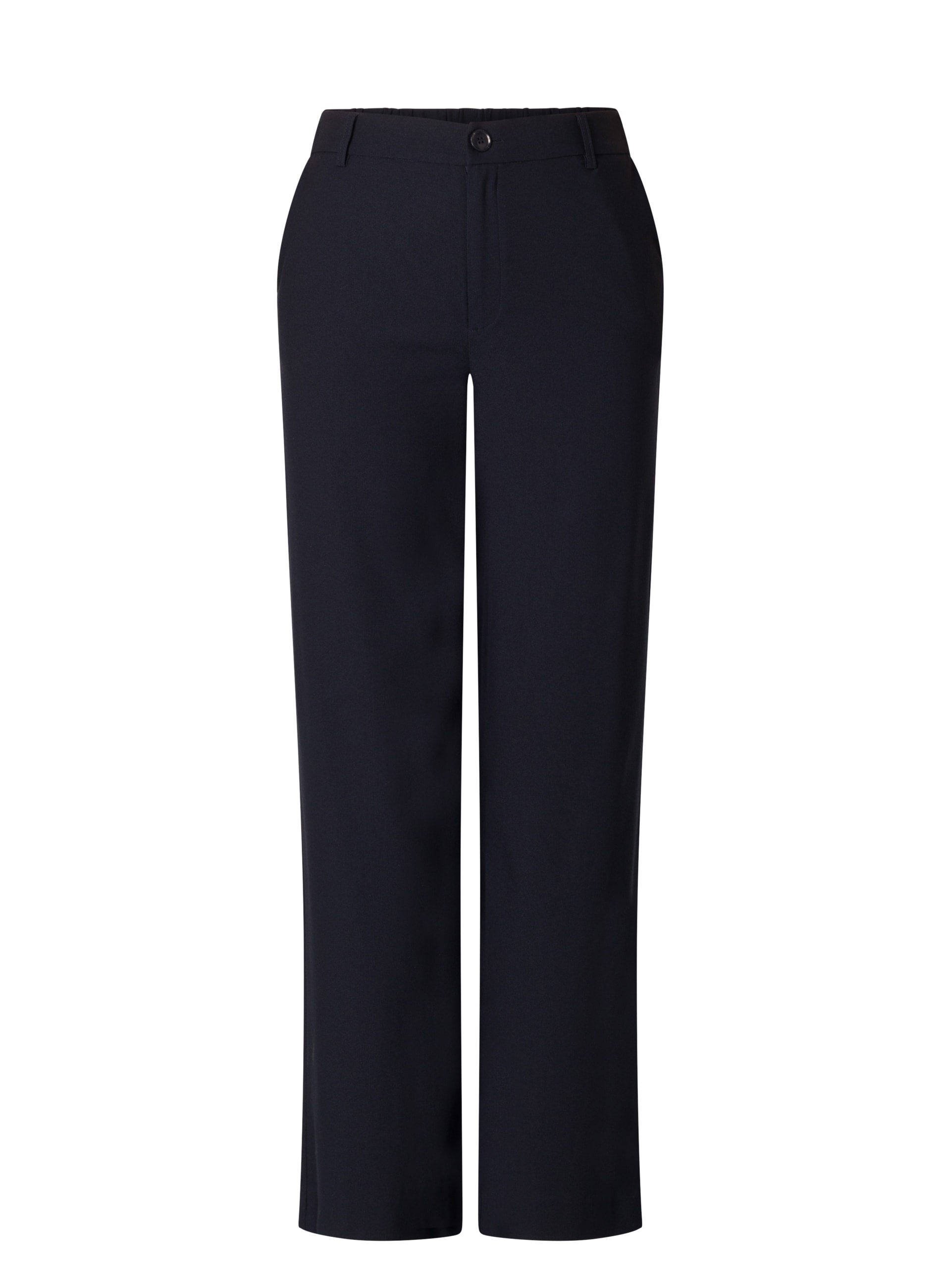 Base Level Stoffhose, mit Schlag und Elasthan