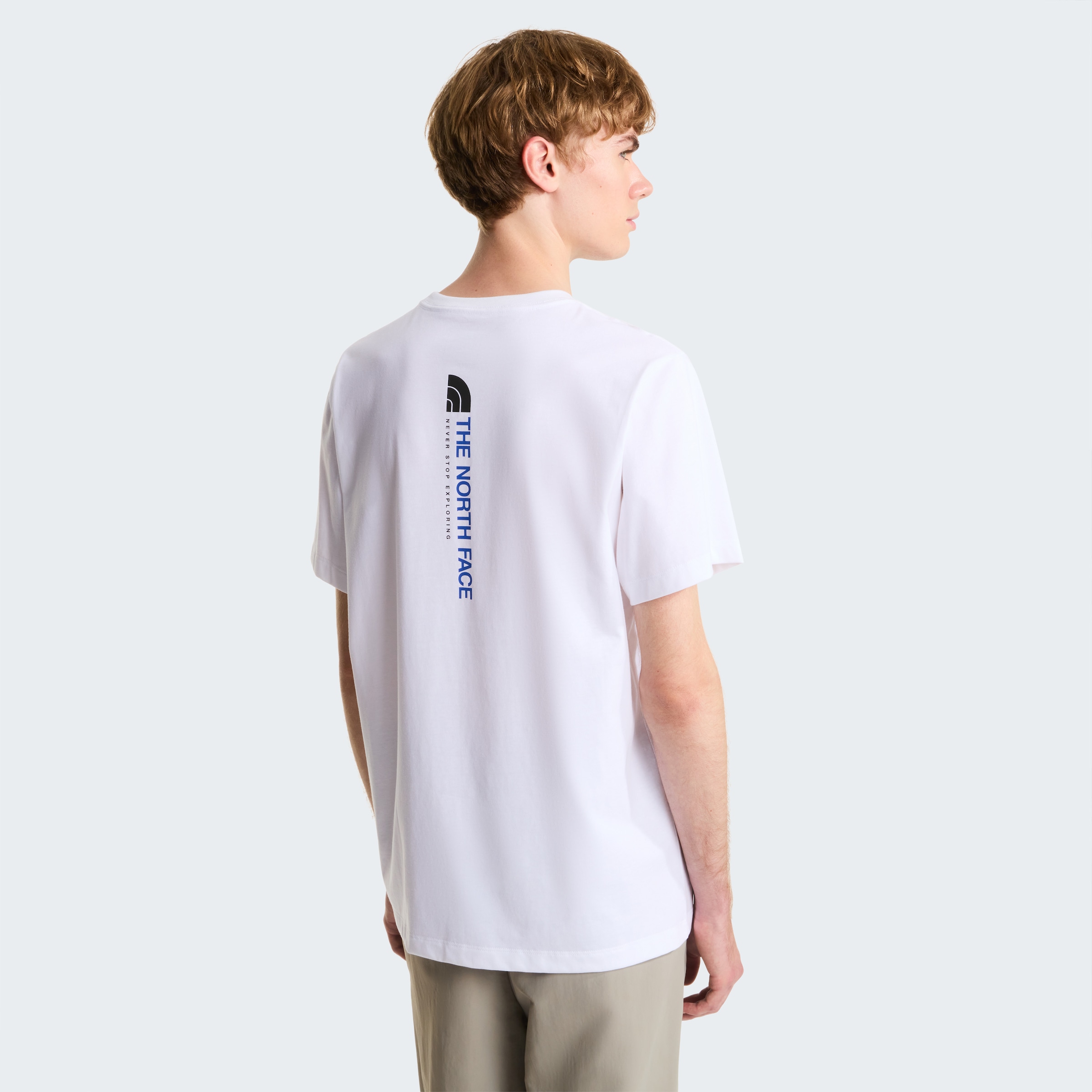 The North Face T-Shirt »M VERTICAL REGULAR SHORT SLEEVE TEE-GRAPHIC« normale Passform, kurze Ärmel, für Sportmode und Outdoormode
